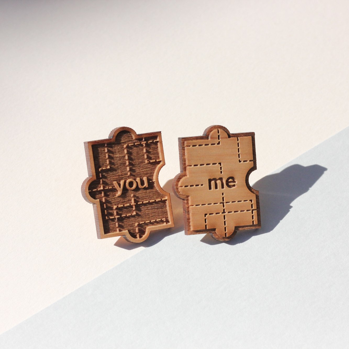 You & Me Wood Pin
