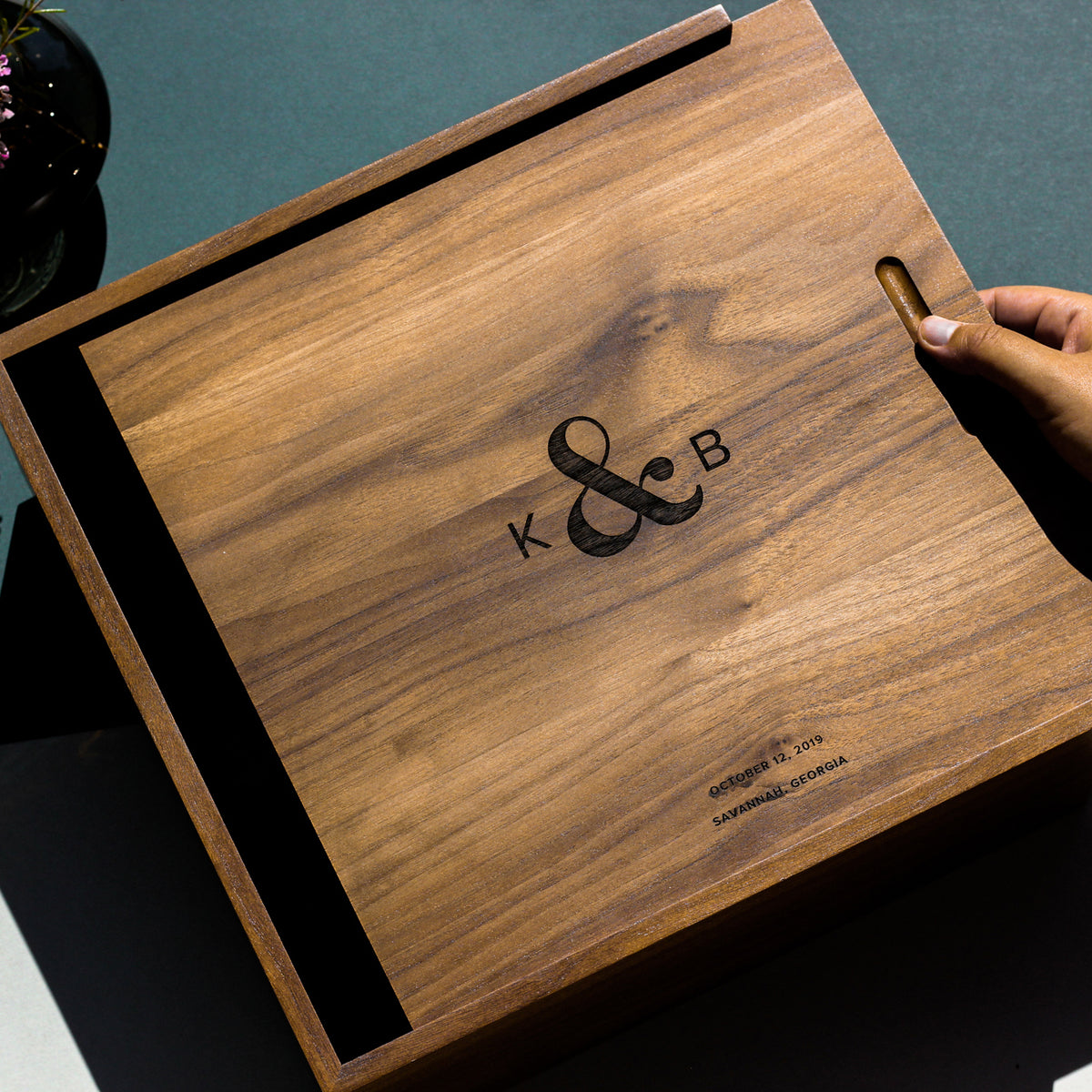 Classic Initials Custom Keepsake Box | Hereafter