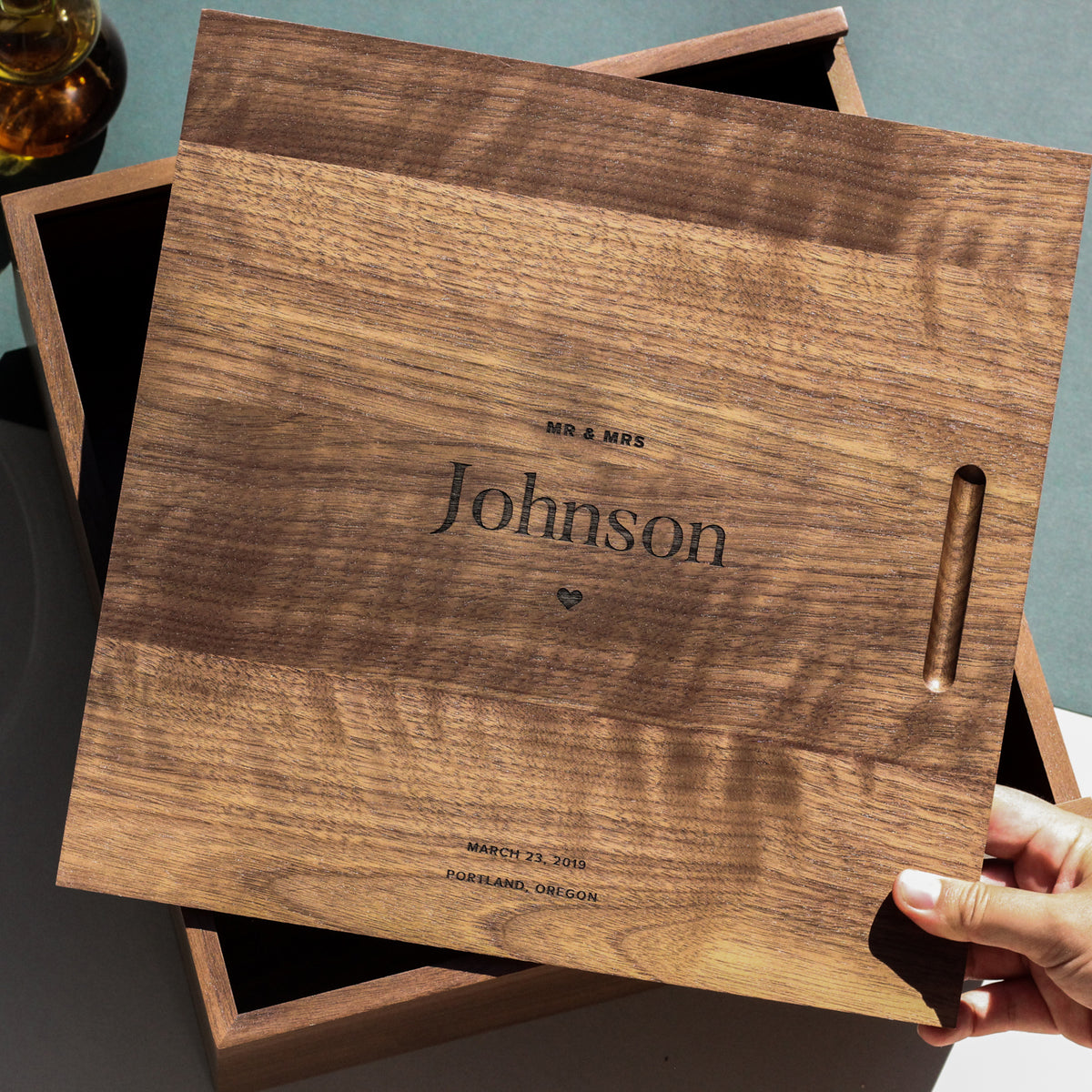 Heartfelt Custom Wood Keepsake Box | Hereafter