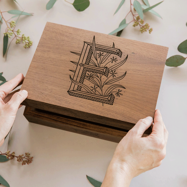 Floral Jewelry Box - Custom, Vintage Art buy Print Jewelry Box, Flower Jewelry Box Wooden Keepsake Box