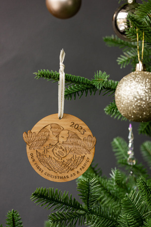 Our First Christmas As A Family - Birds 2024 Ornament