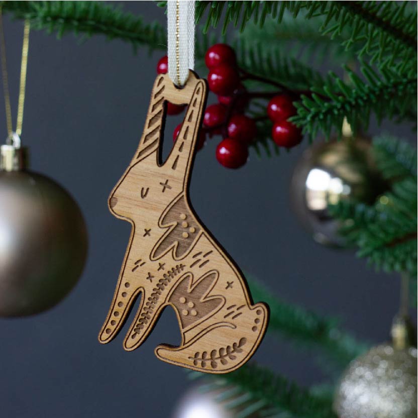 Playful Rabbit Ornament