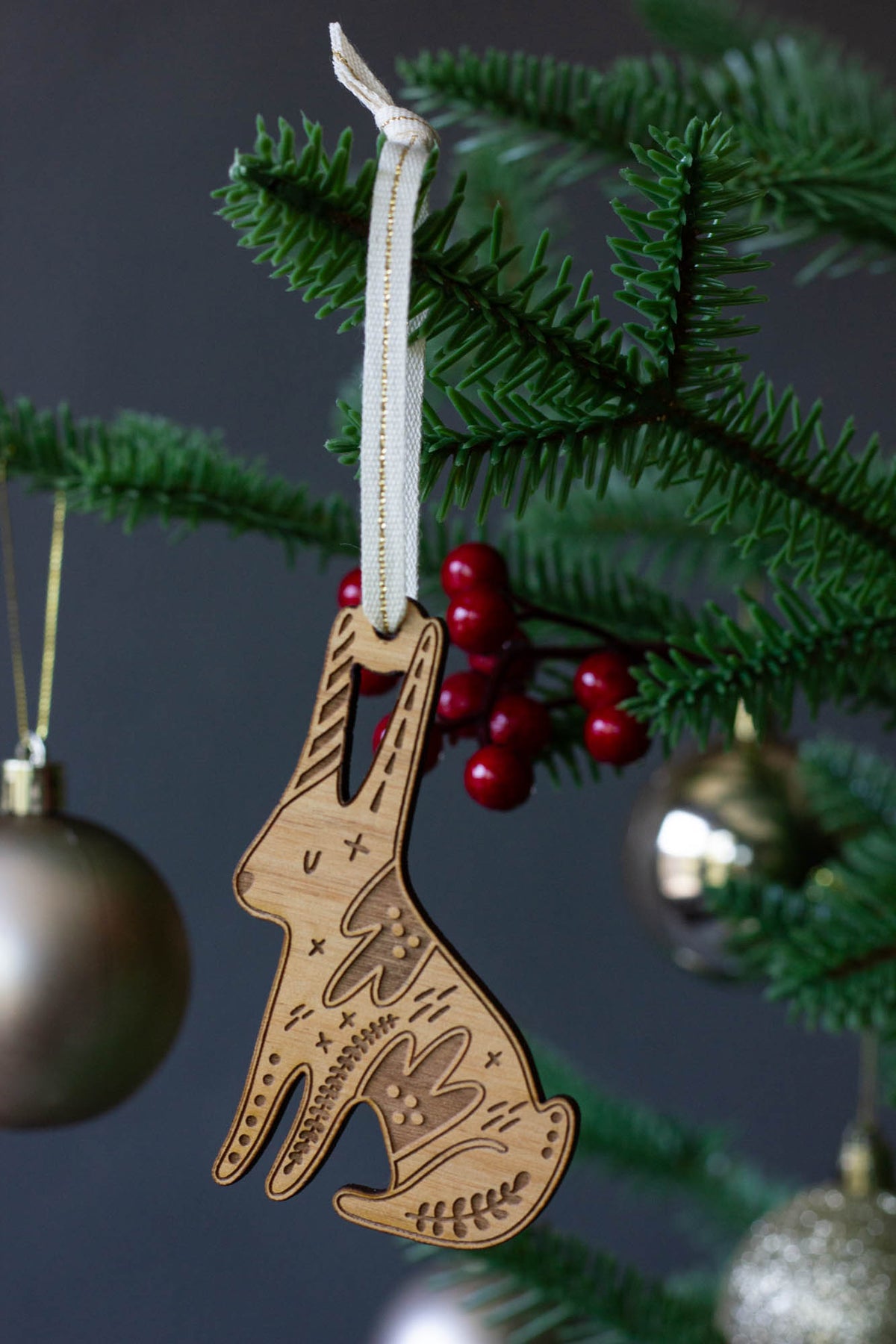 Playful Rabbit Ornament