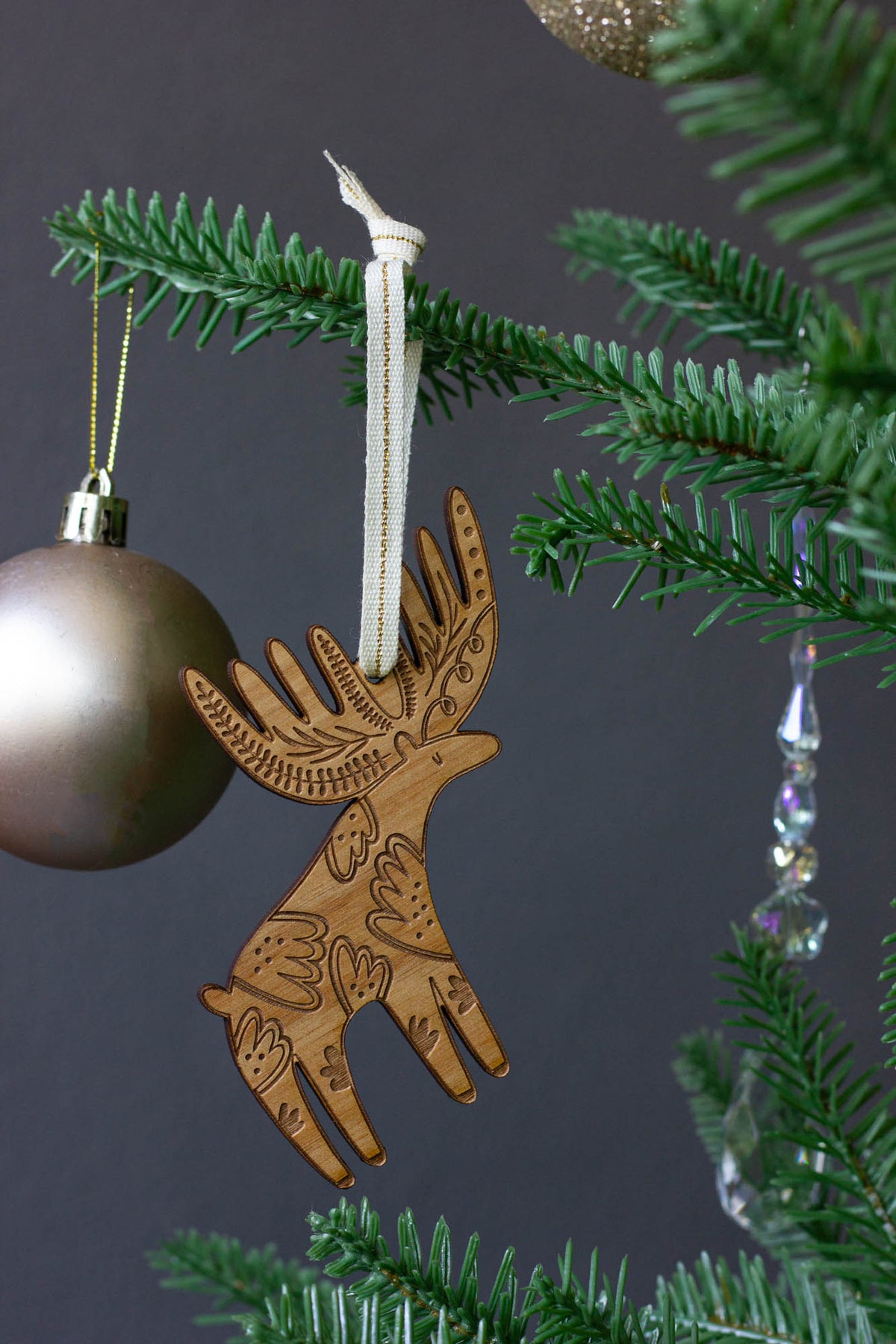 Merry Moose Ornament