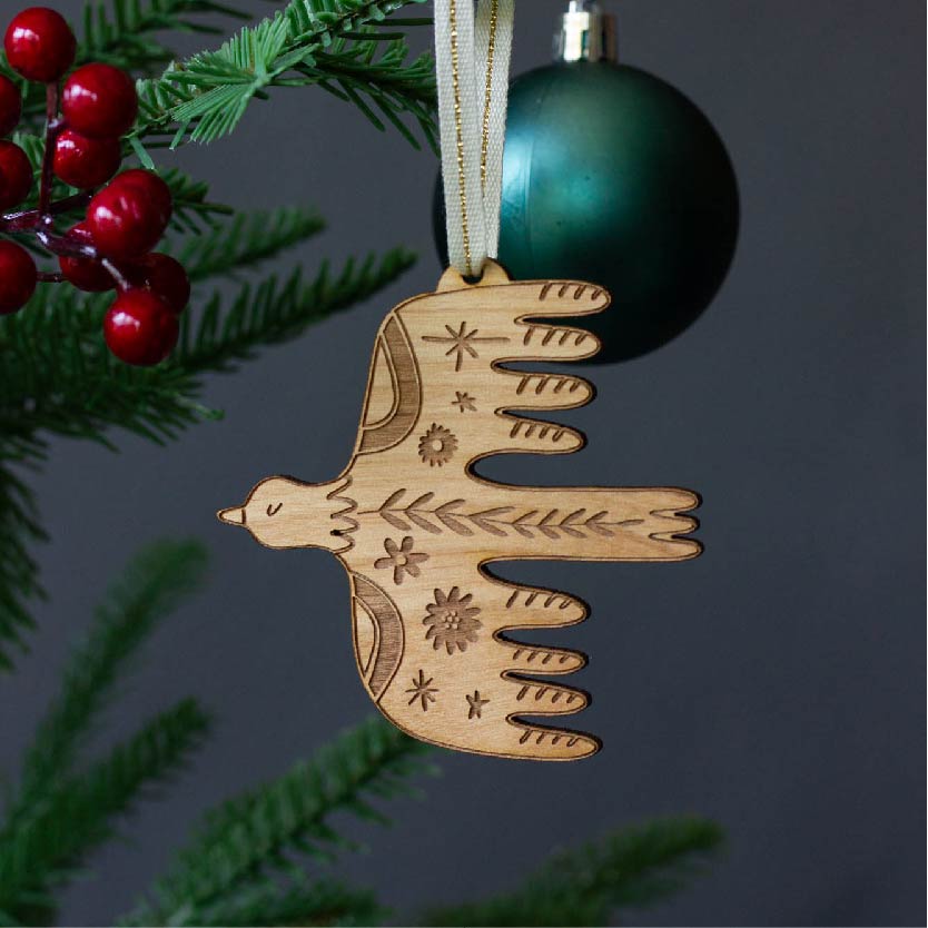 Whimsy Bird Ornament