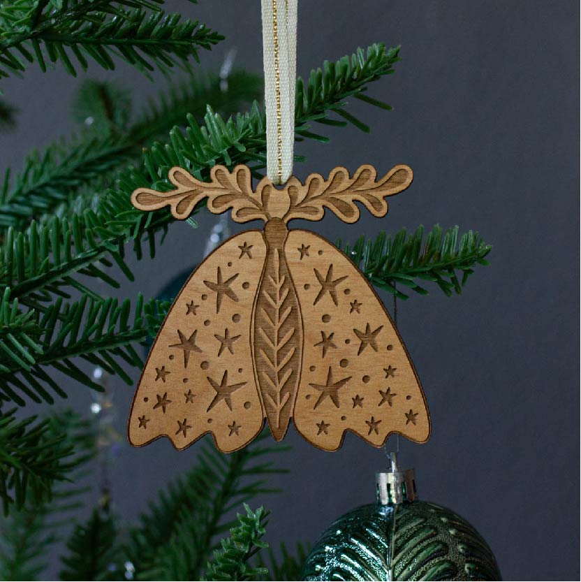 Starry Moth Ornament
