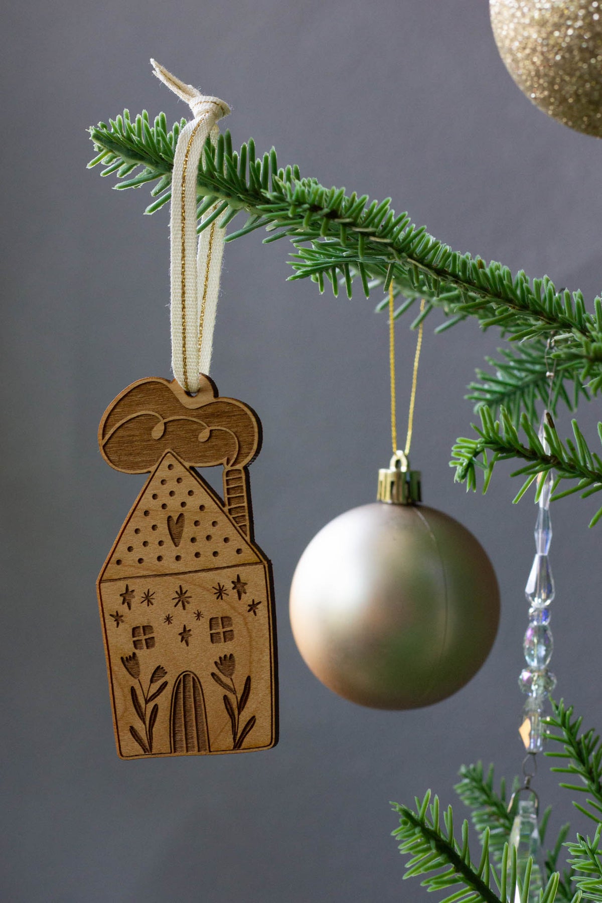 Whimsical House Ornament