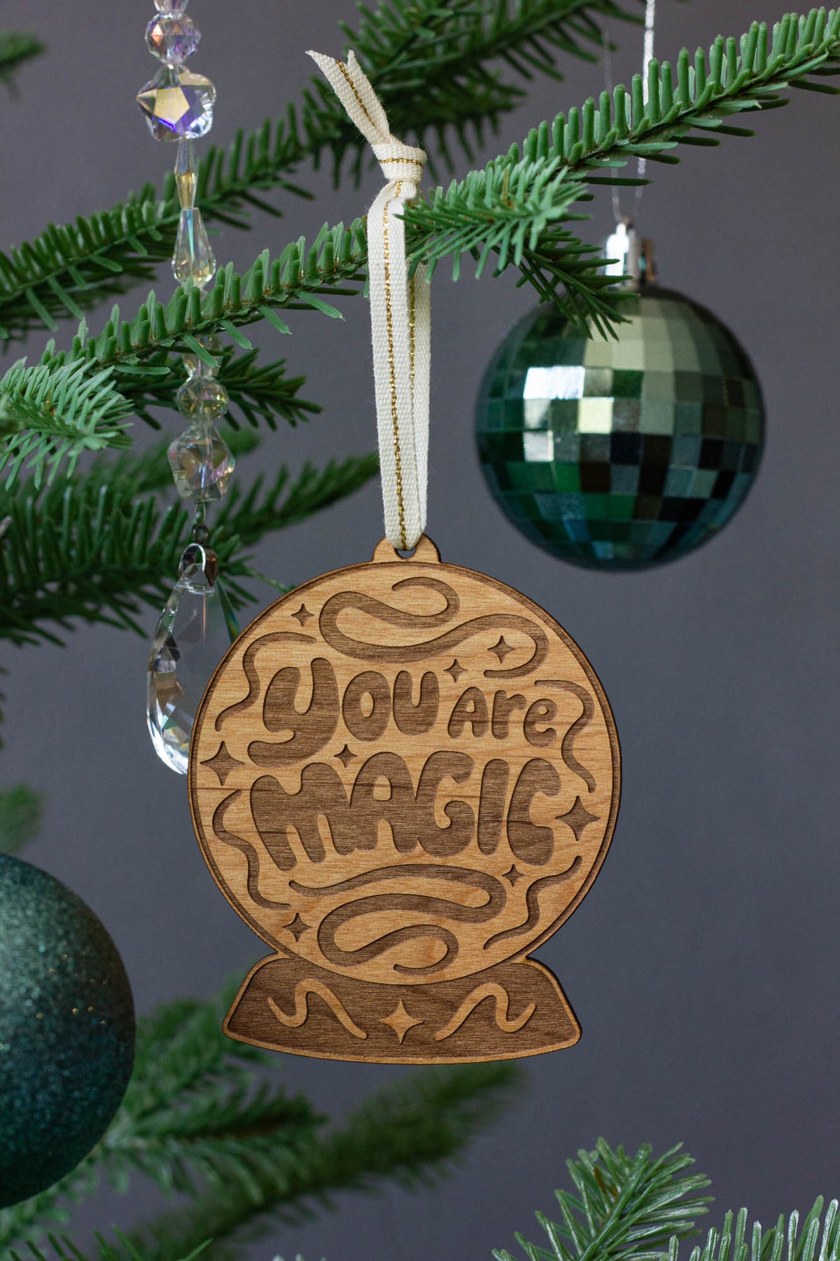 You Are Magic Crystal Ball Ornament