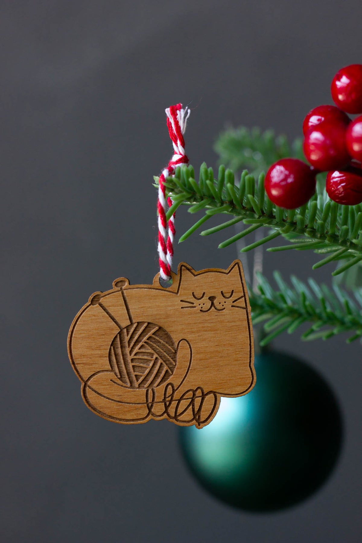 Yarn Cat Mini Ornament