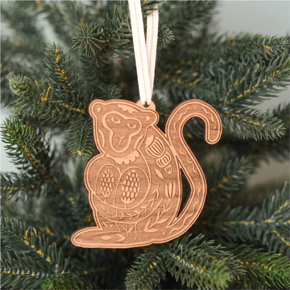 Monkey Ornament