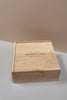 Modern Minimalist Custom Wood Keepsake Box | Hereafter