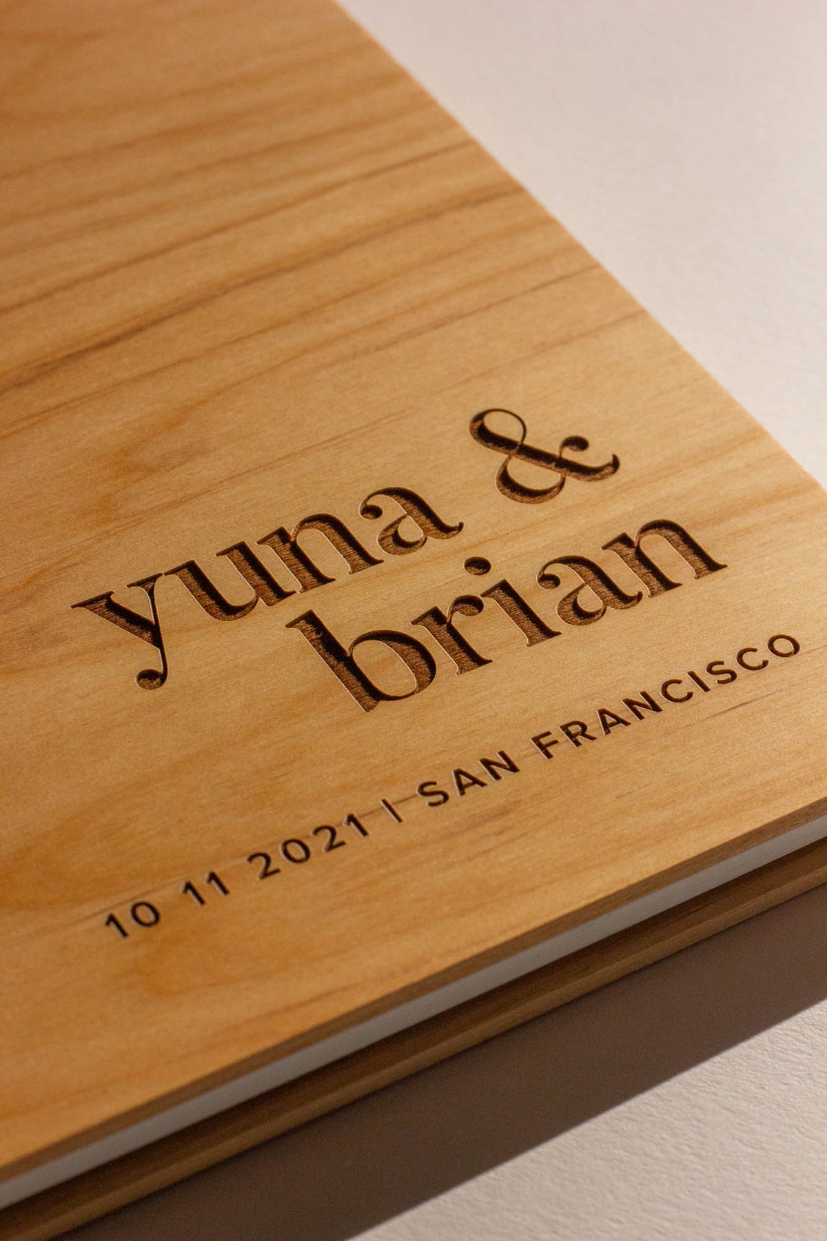 Love Story Personalized Wedding Guest Book