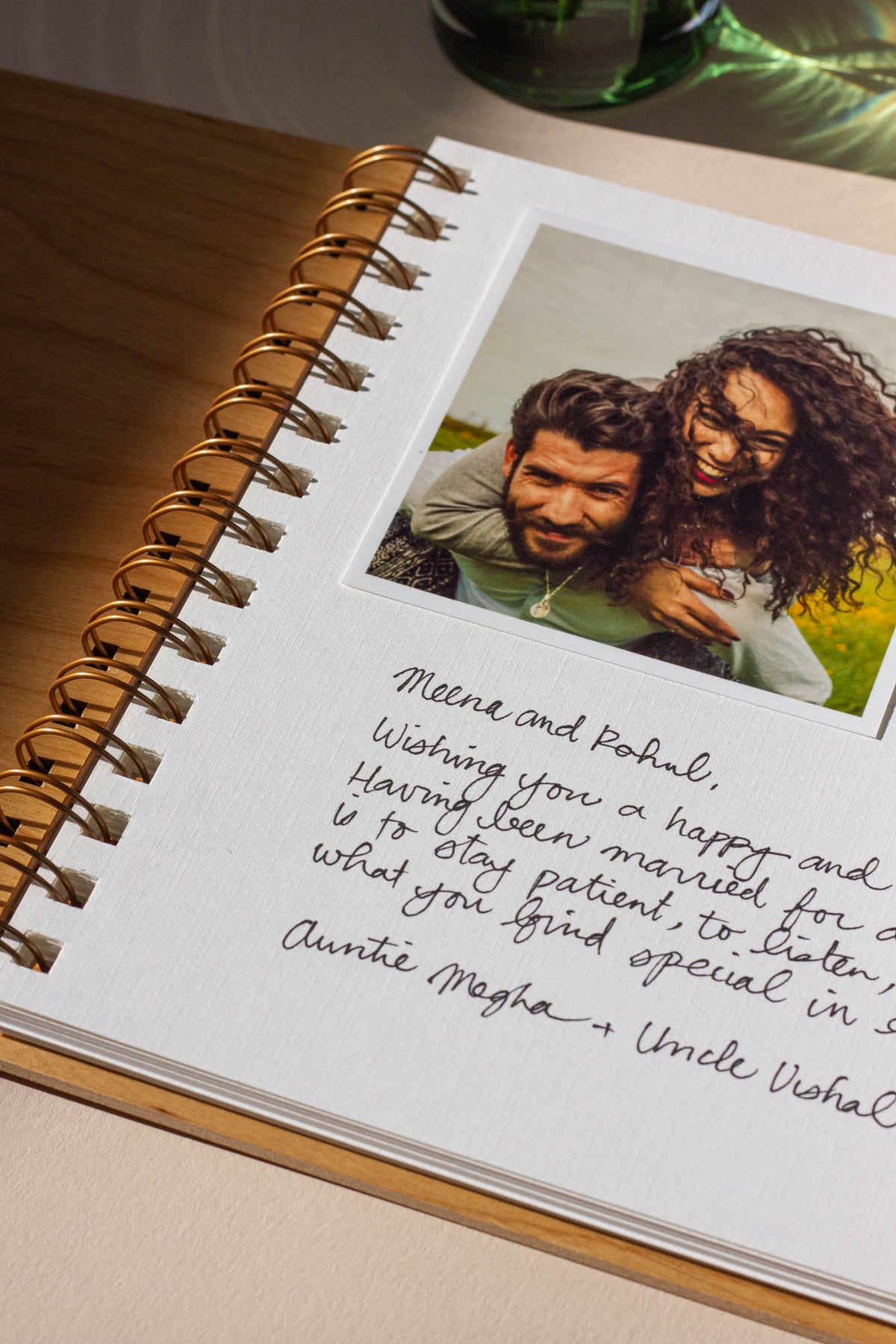 Classic Initials Personalized Wedding Guest Book