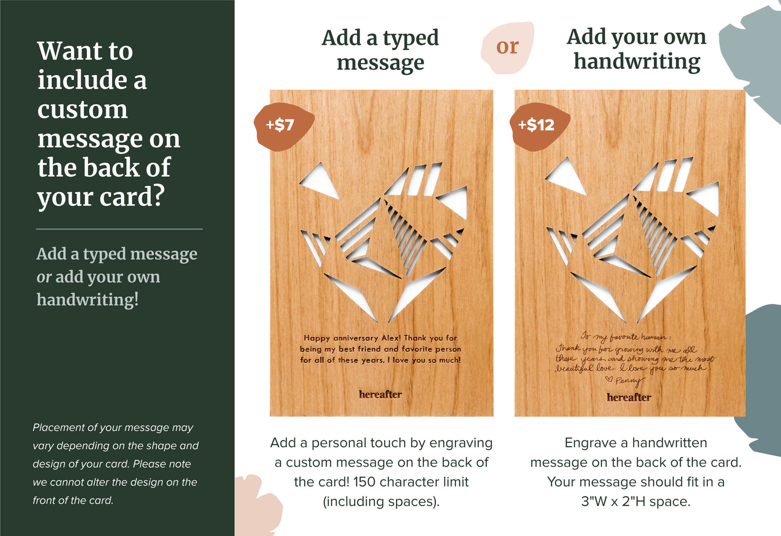 Card Handwritten Customization