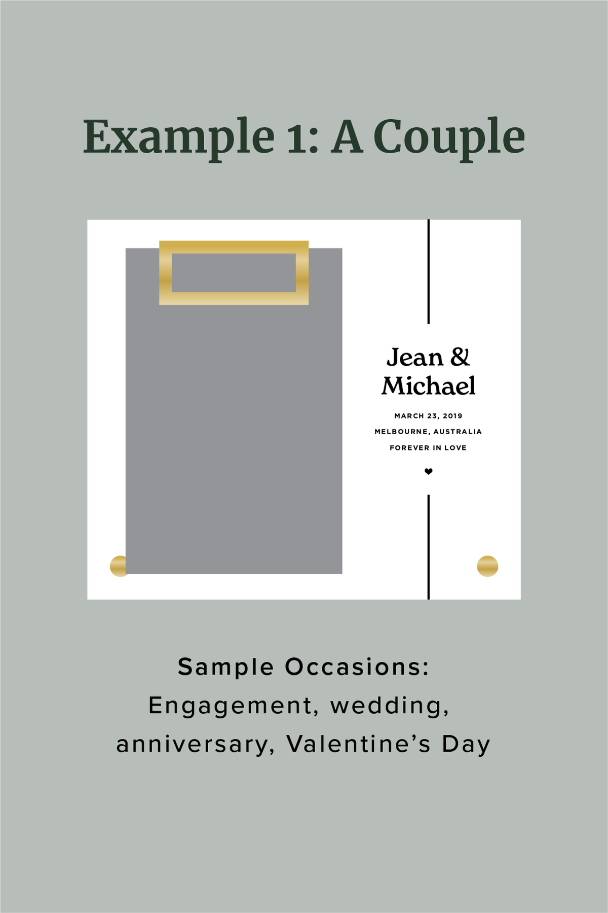 Little Heart Personalized Frame