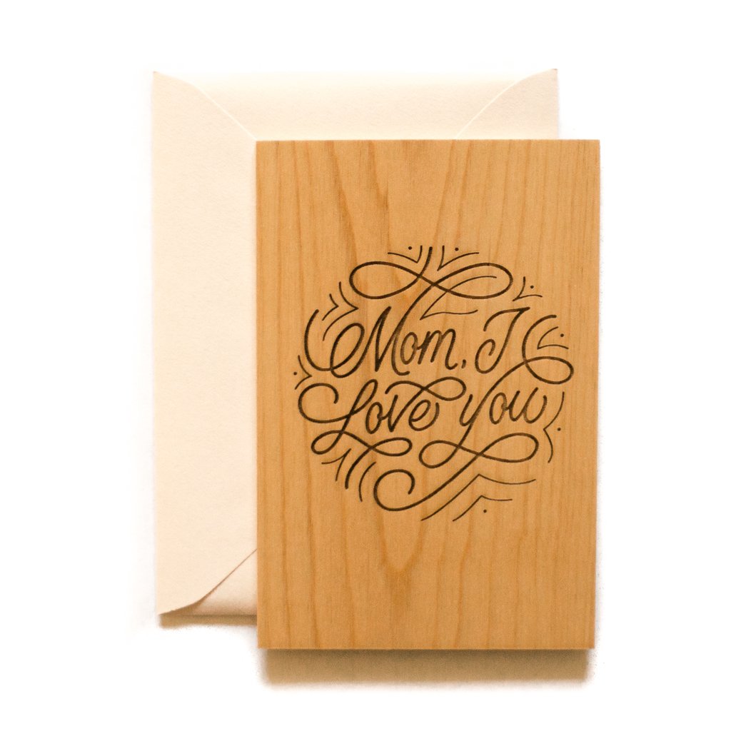 Hereafter Wood Greeting Card