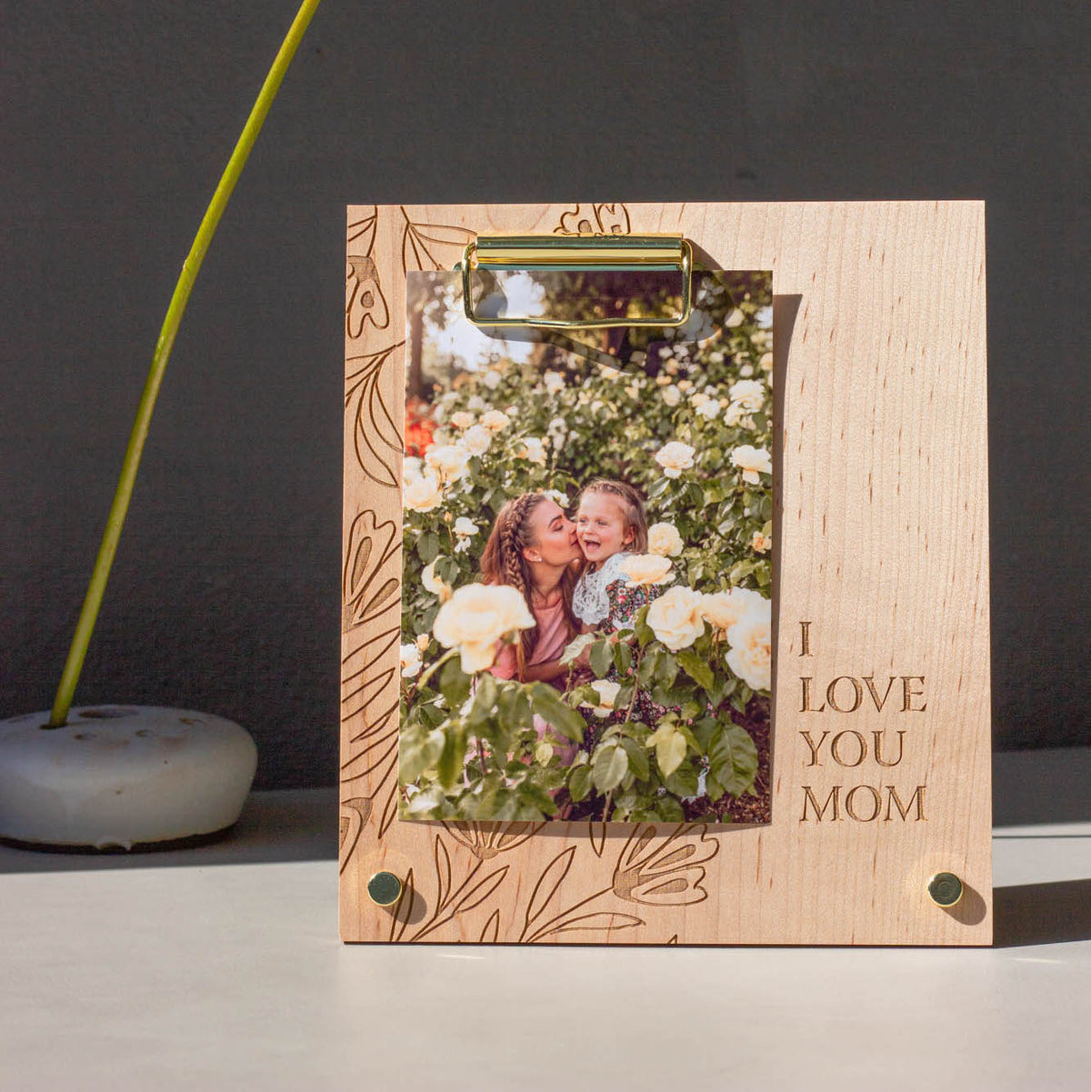 Hereafter Personalized Wood Photo Frame