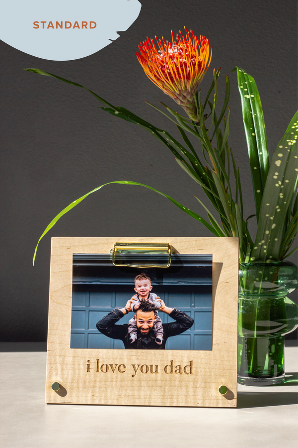 I Love You Dad Wood Picture Frame | Father's Day Gifts
