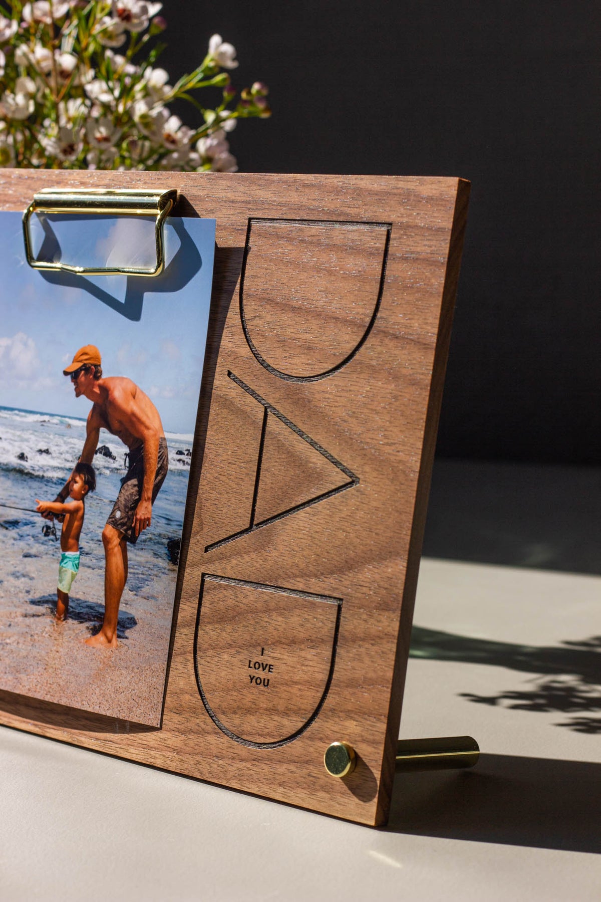 Hereafter Personalized Wood Photo Frame