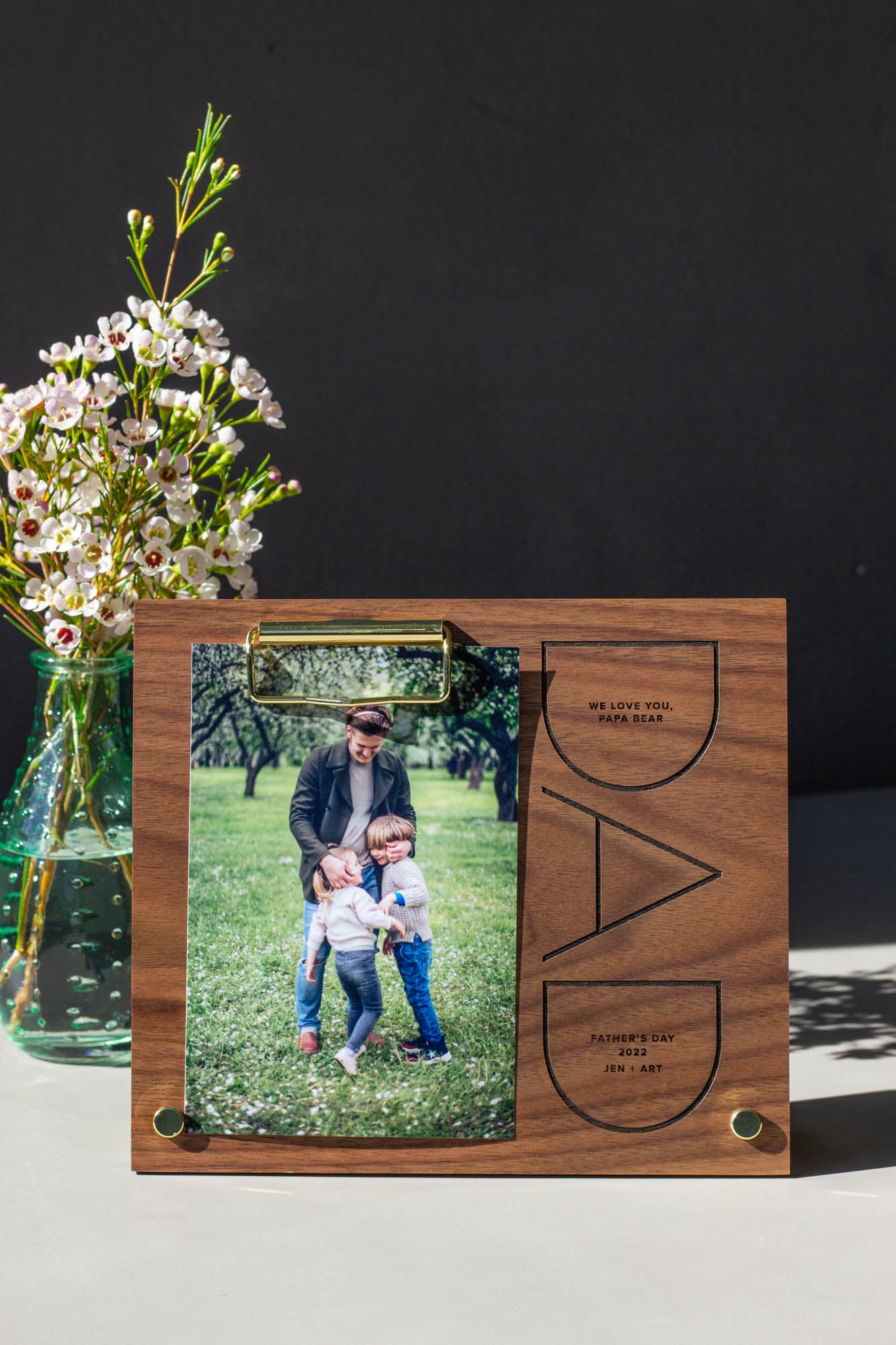 Modern Dad Frame Front Personalization