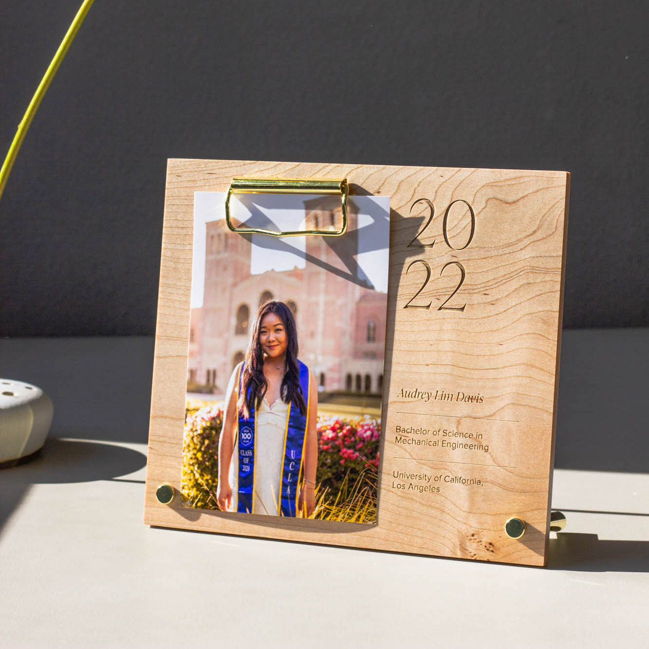 Hereafter Personalized Wood Photo Frame