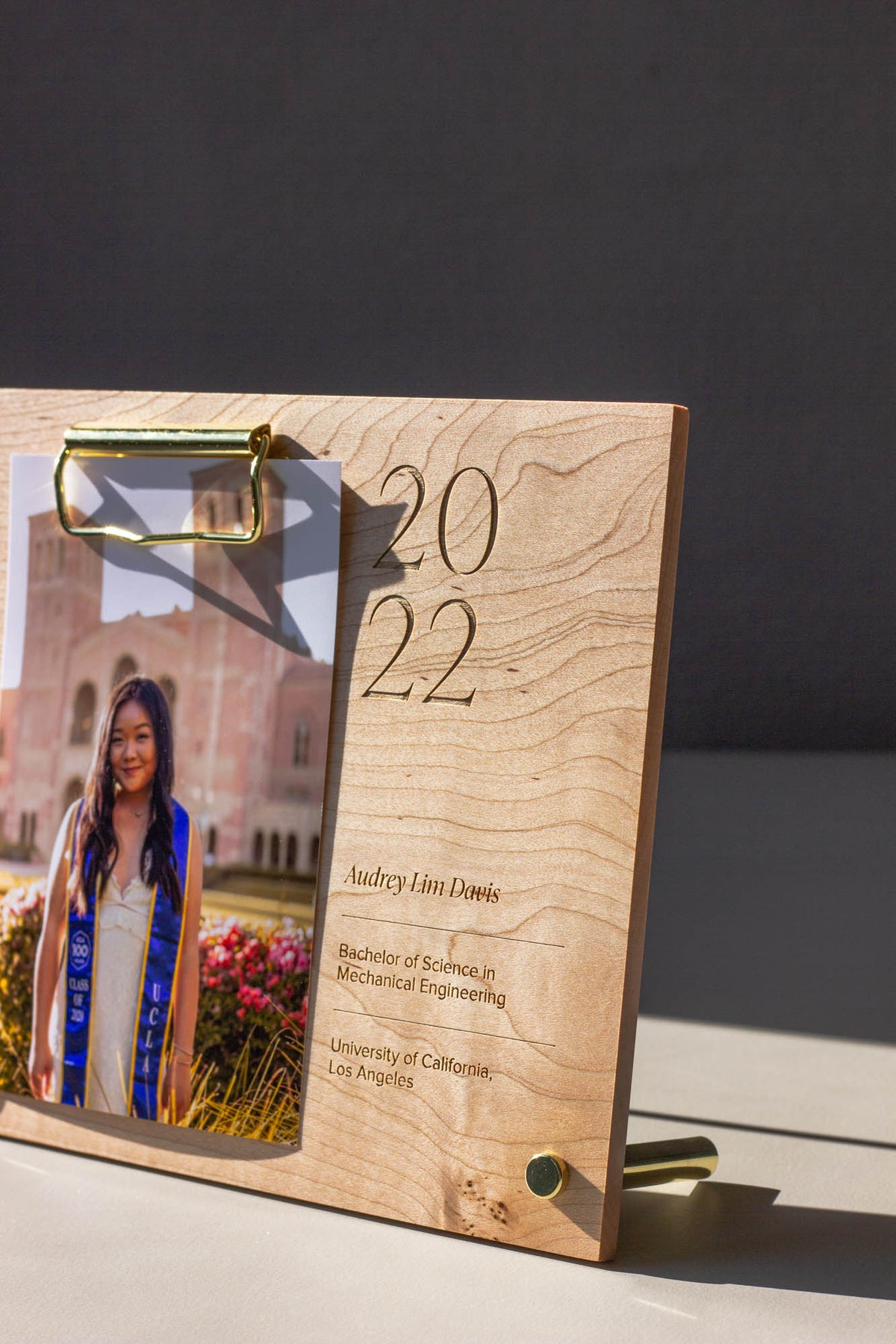 Hereafter Personalized Wood Photo Frame