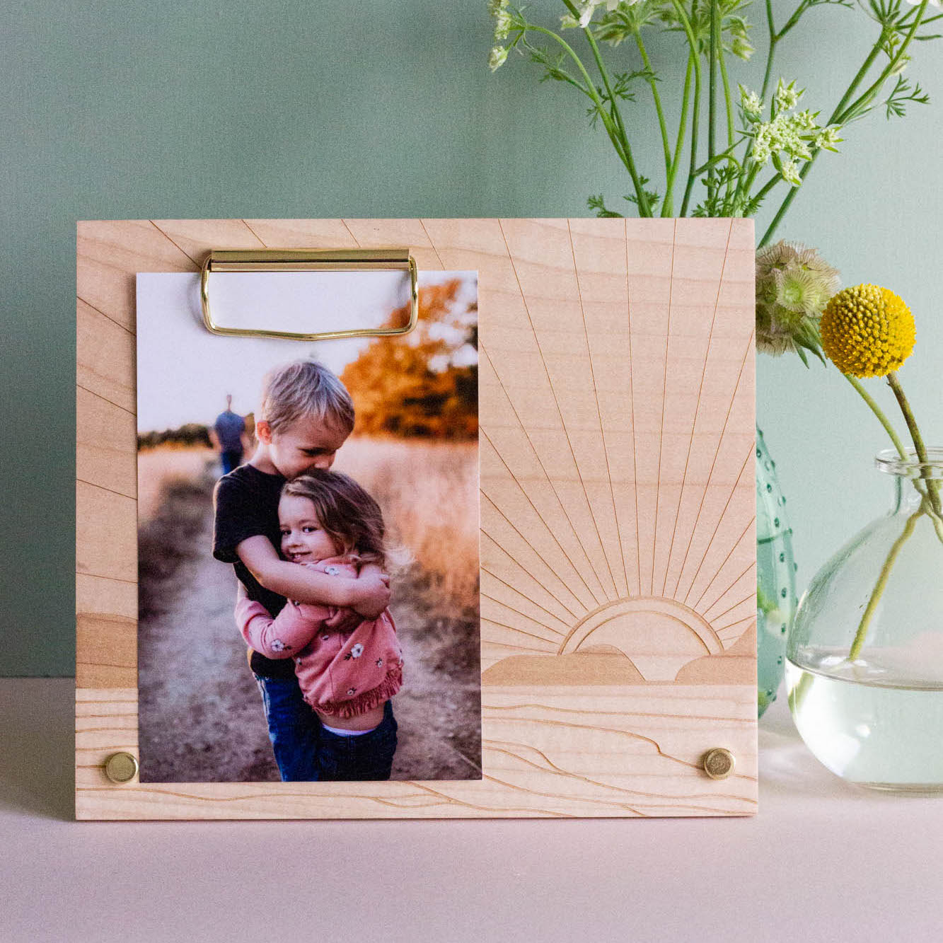 You Are My Sunshine Linen Photo Frame 6”x6