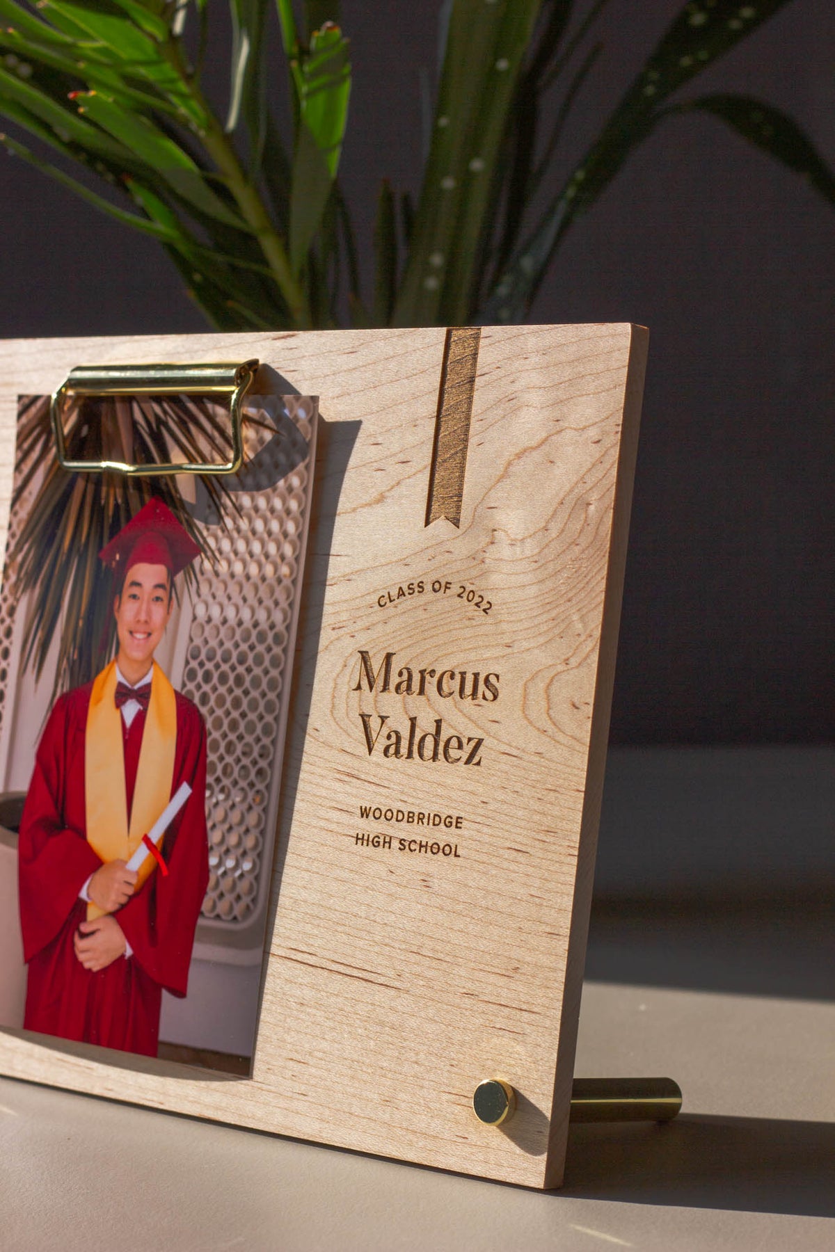 Hereafter Personalized Wood Photo Frame