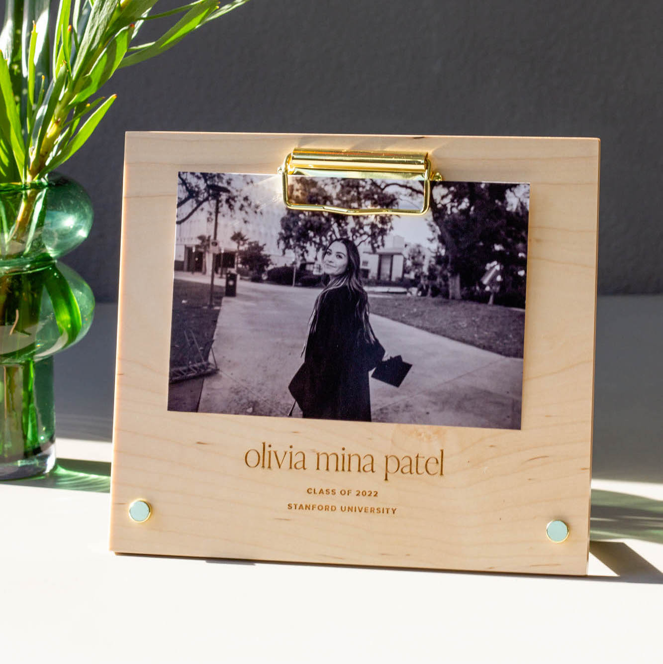 Hereafter Personalized Wood Photo Frame