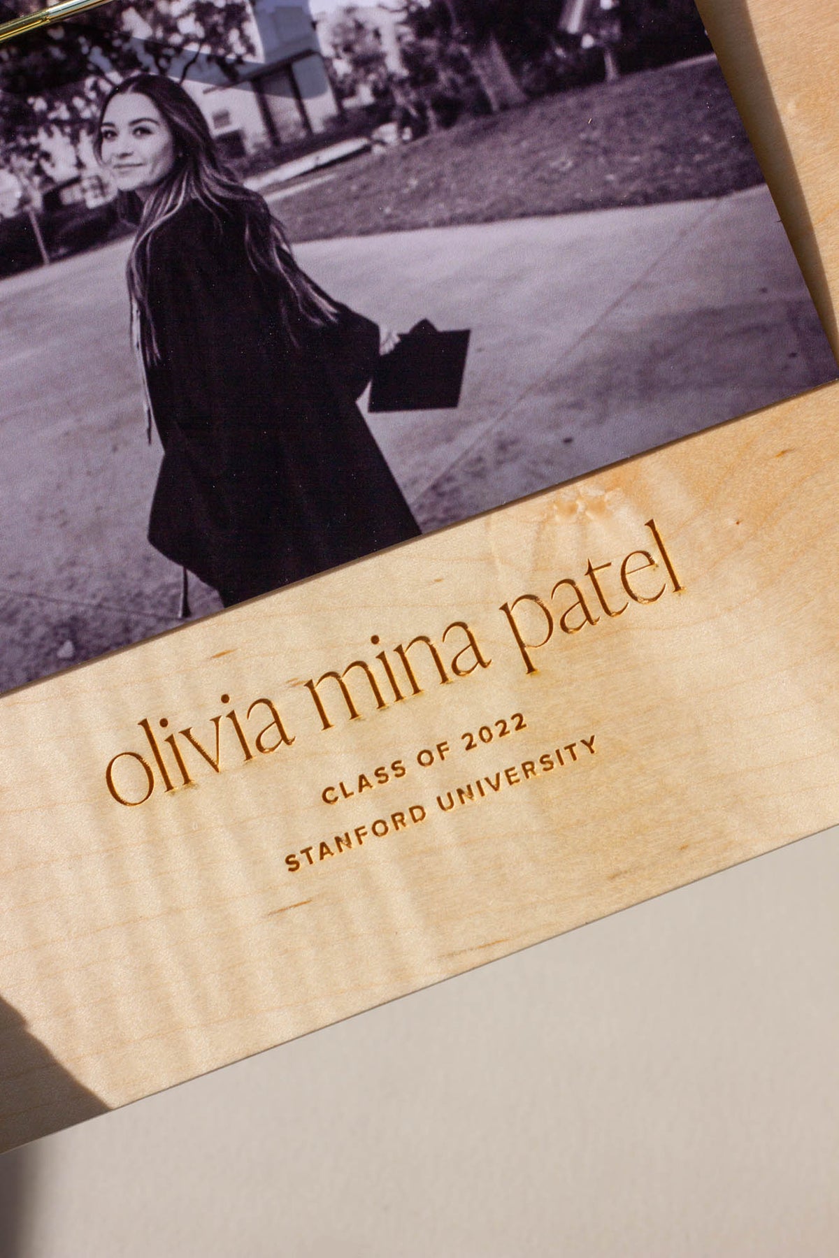 Hereafter Personalized Wood Photo Frame
