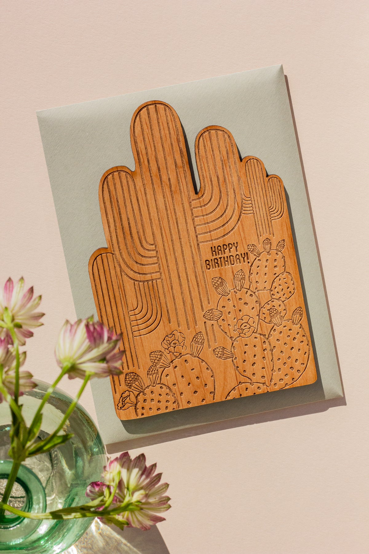 Hereafter Wood Greeting Card