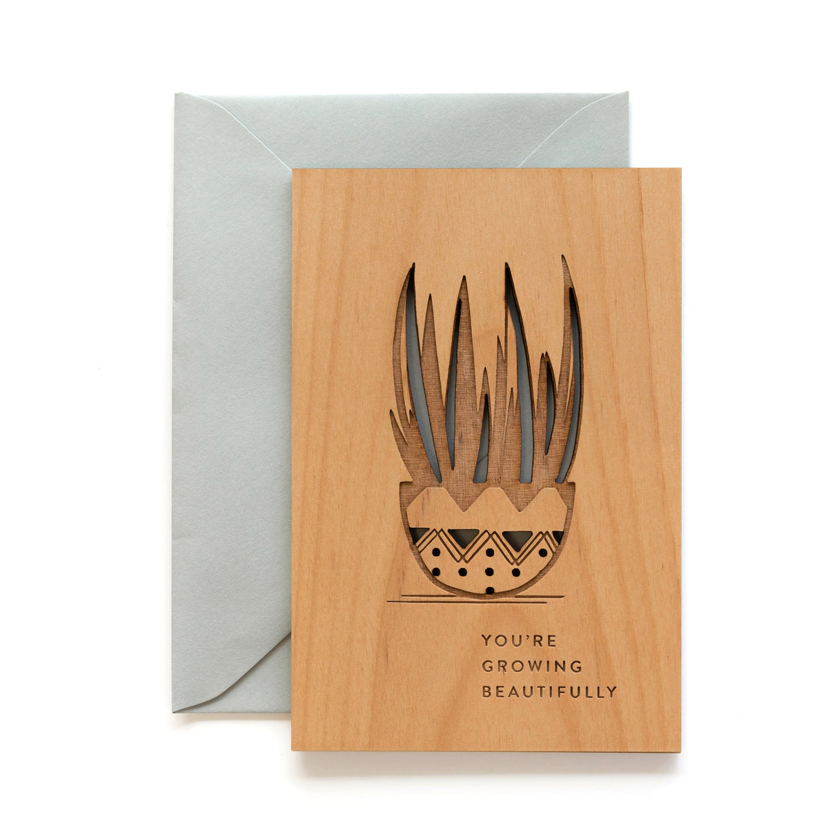 Hereafter Wood Greeting Card