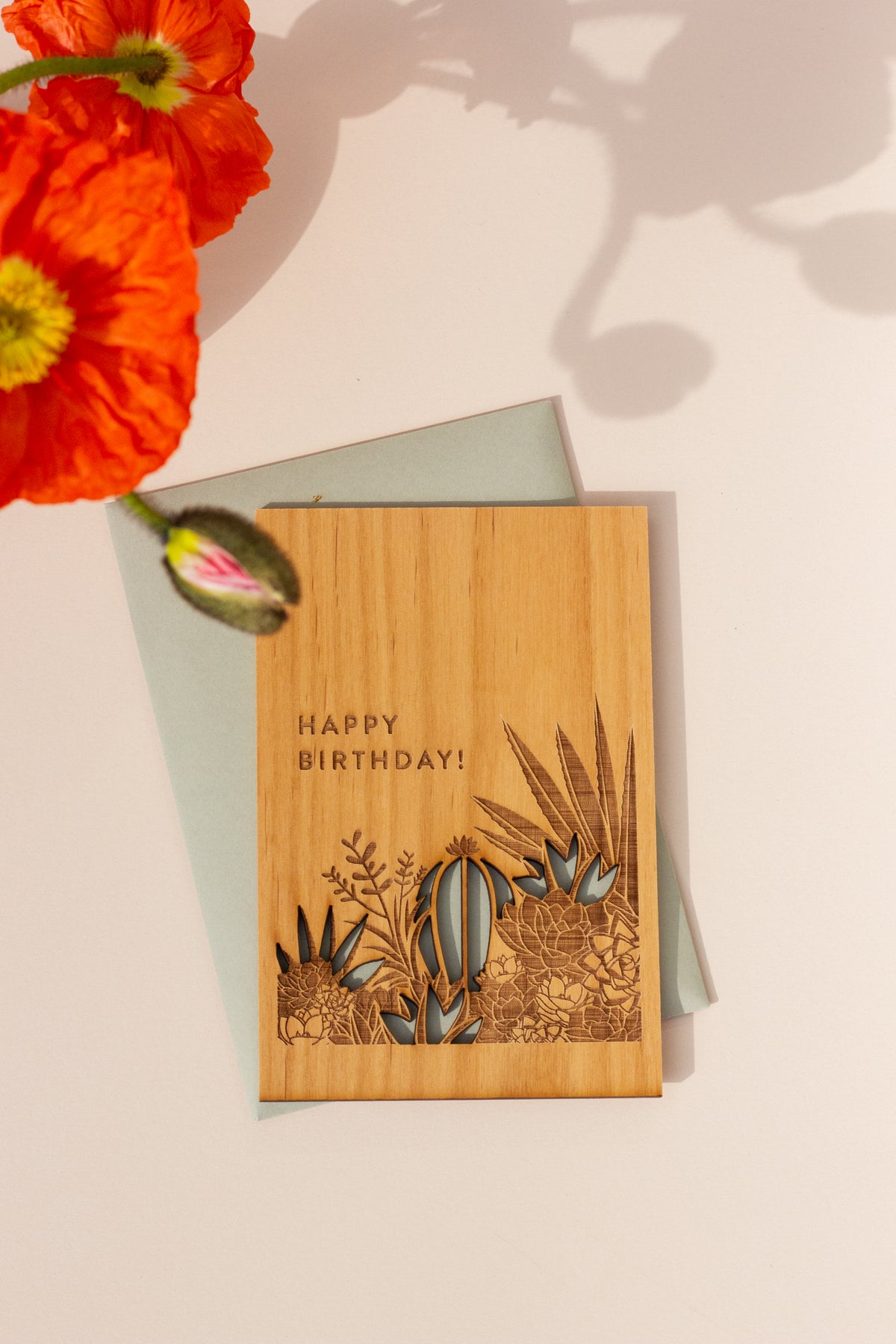 Hereafter Wood Greeting Card