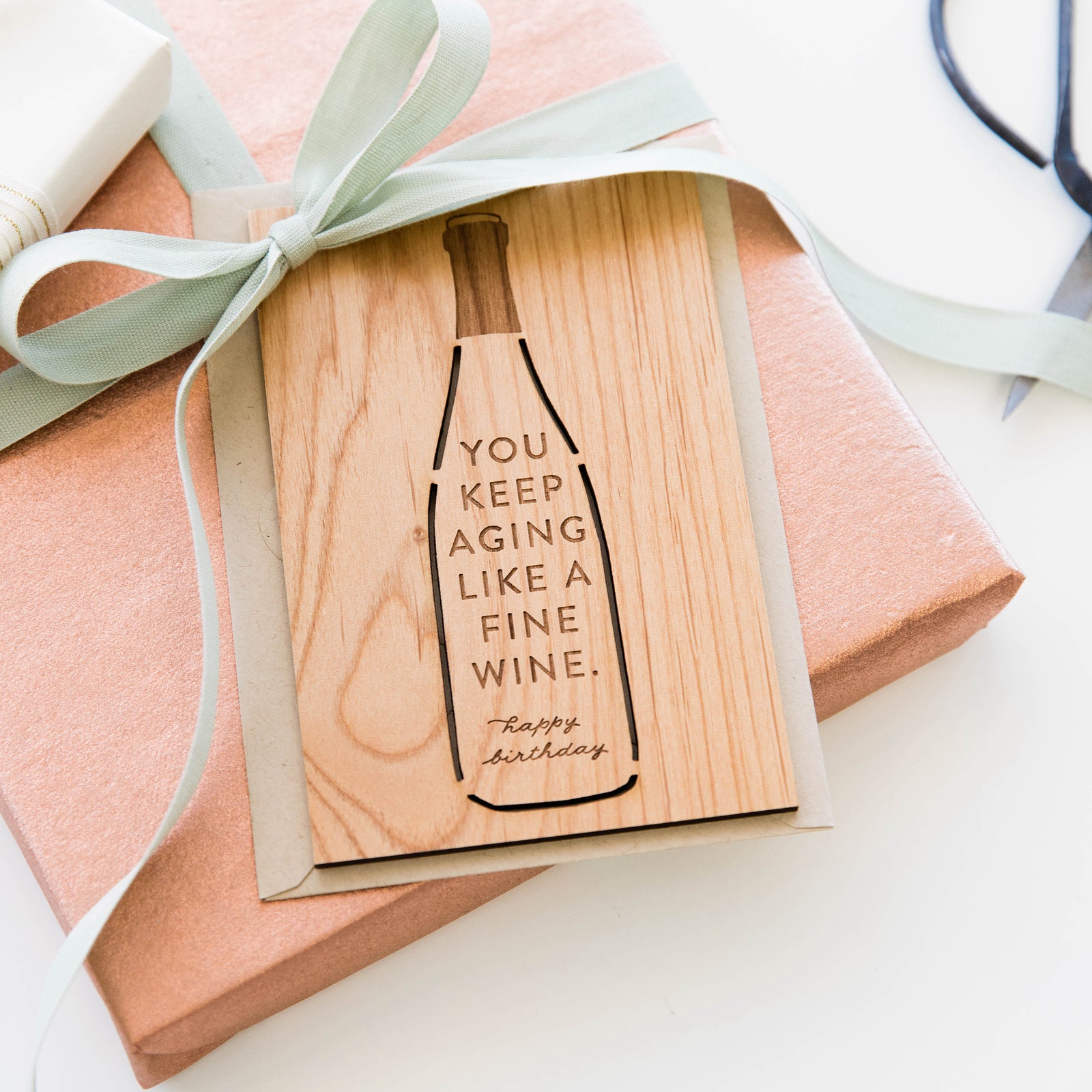 Hereafter Wood Greeting Card