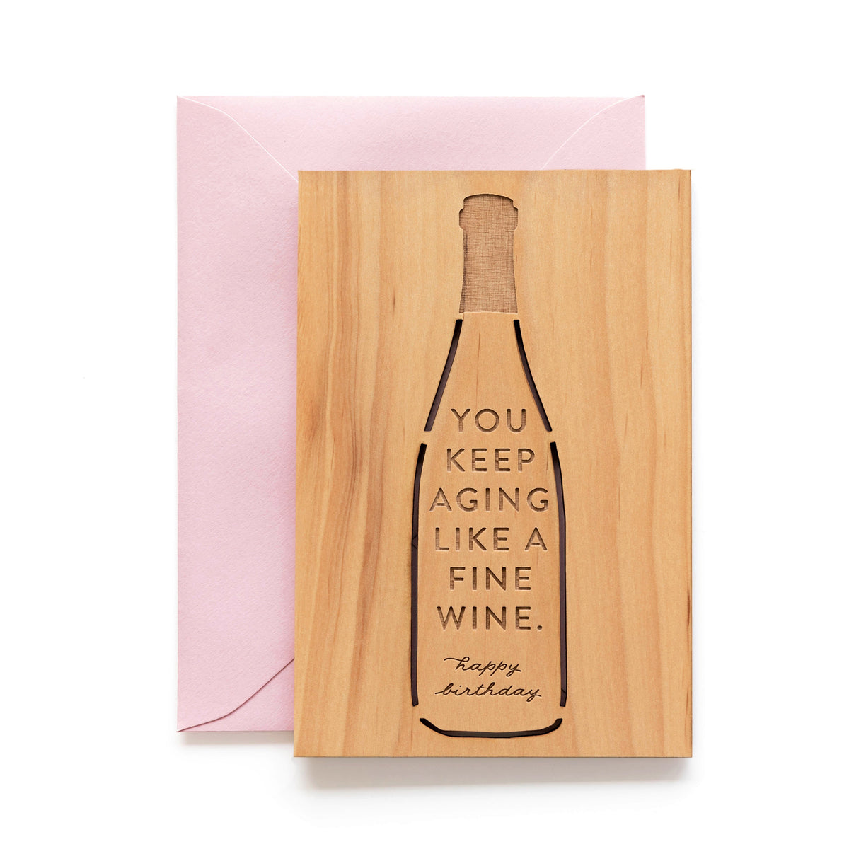 Hereafter Wood Greeting Card