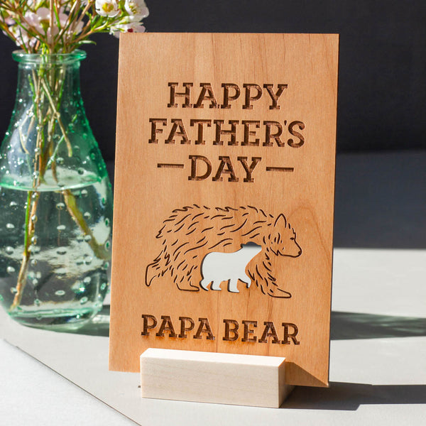 FATHER'S DAY - PPDMS - PROUD PAPA BEAR – Bethesda Fine Stationery