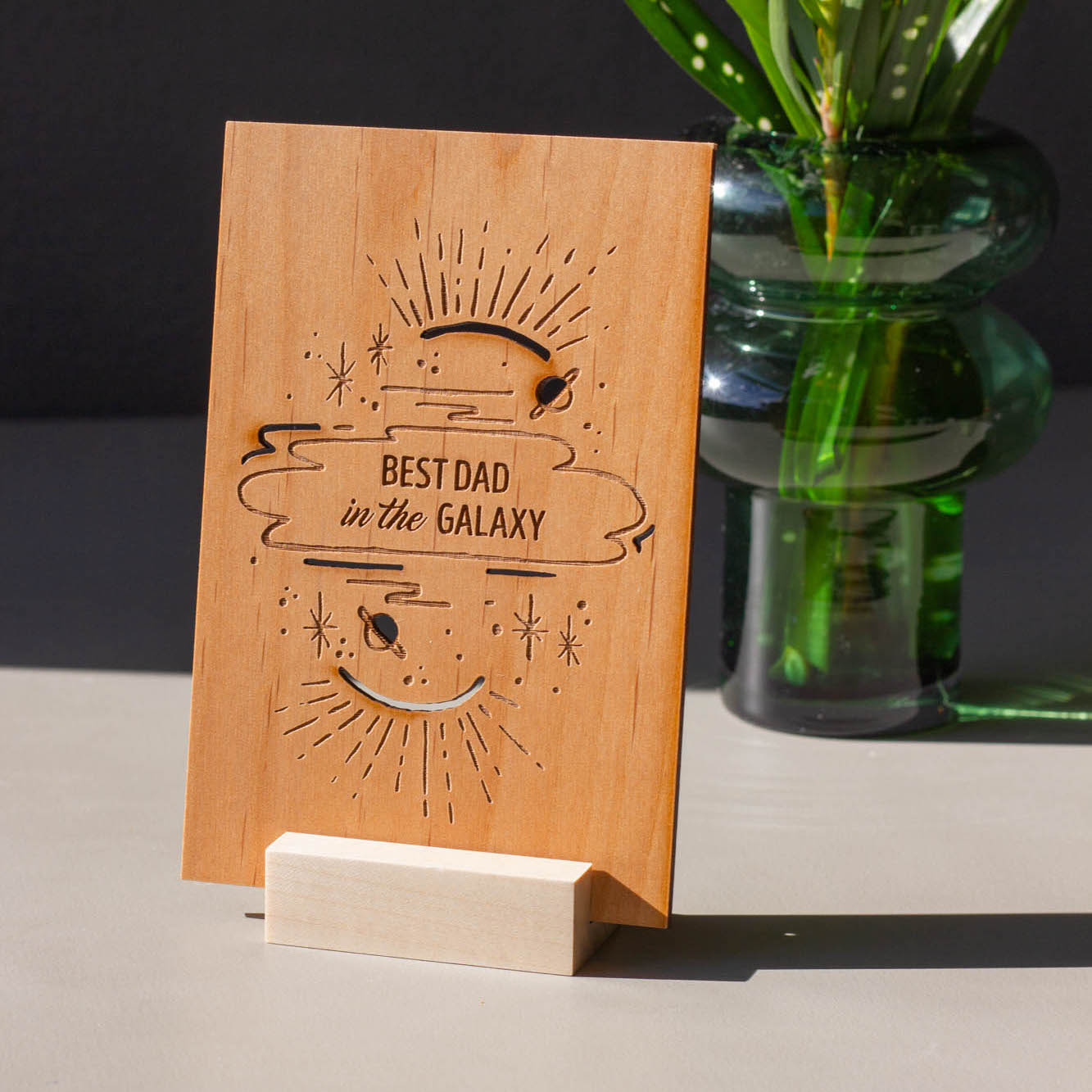 Hereafter Wood Greeting Card