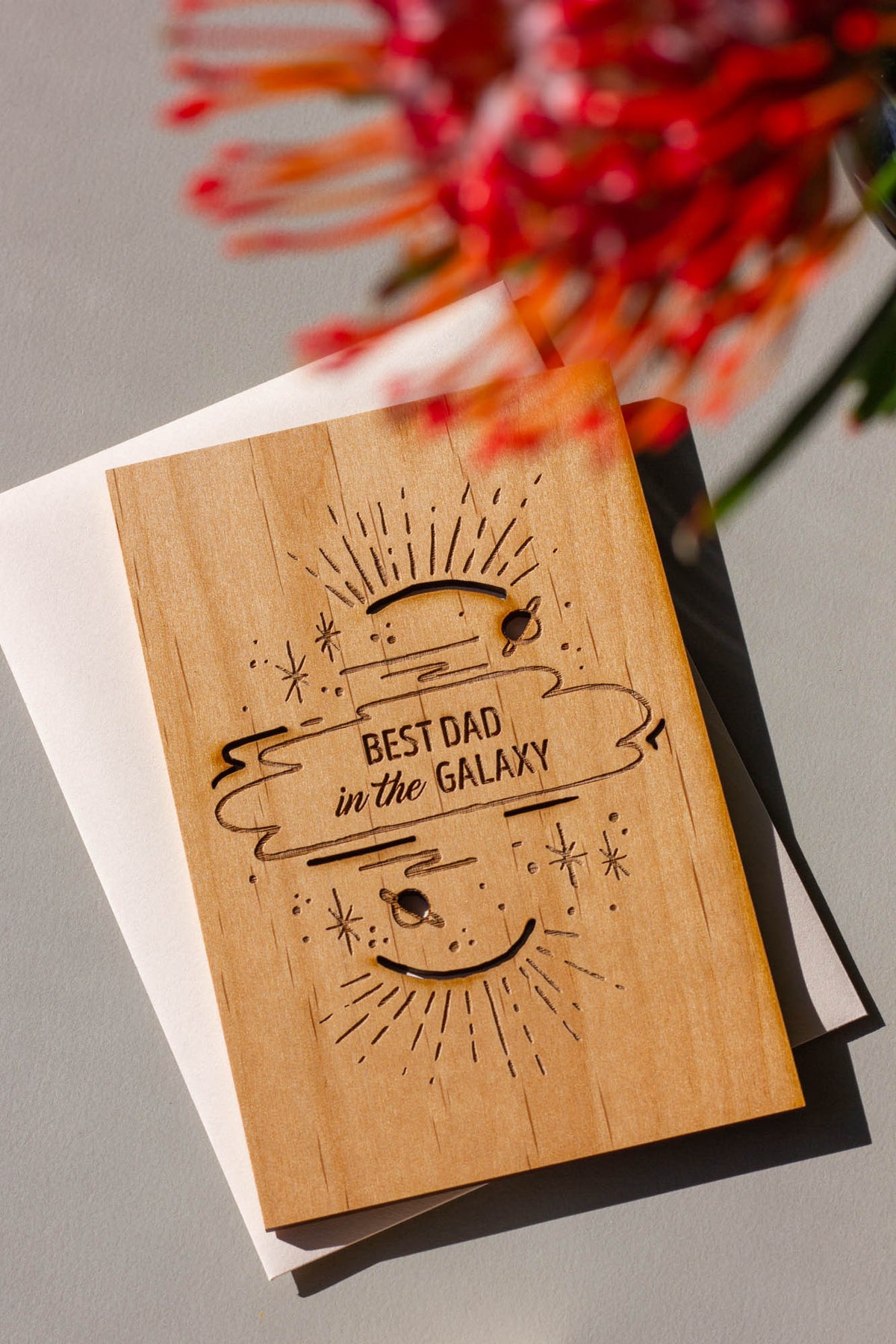Hereafter Wood Greeting Card