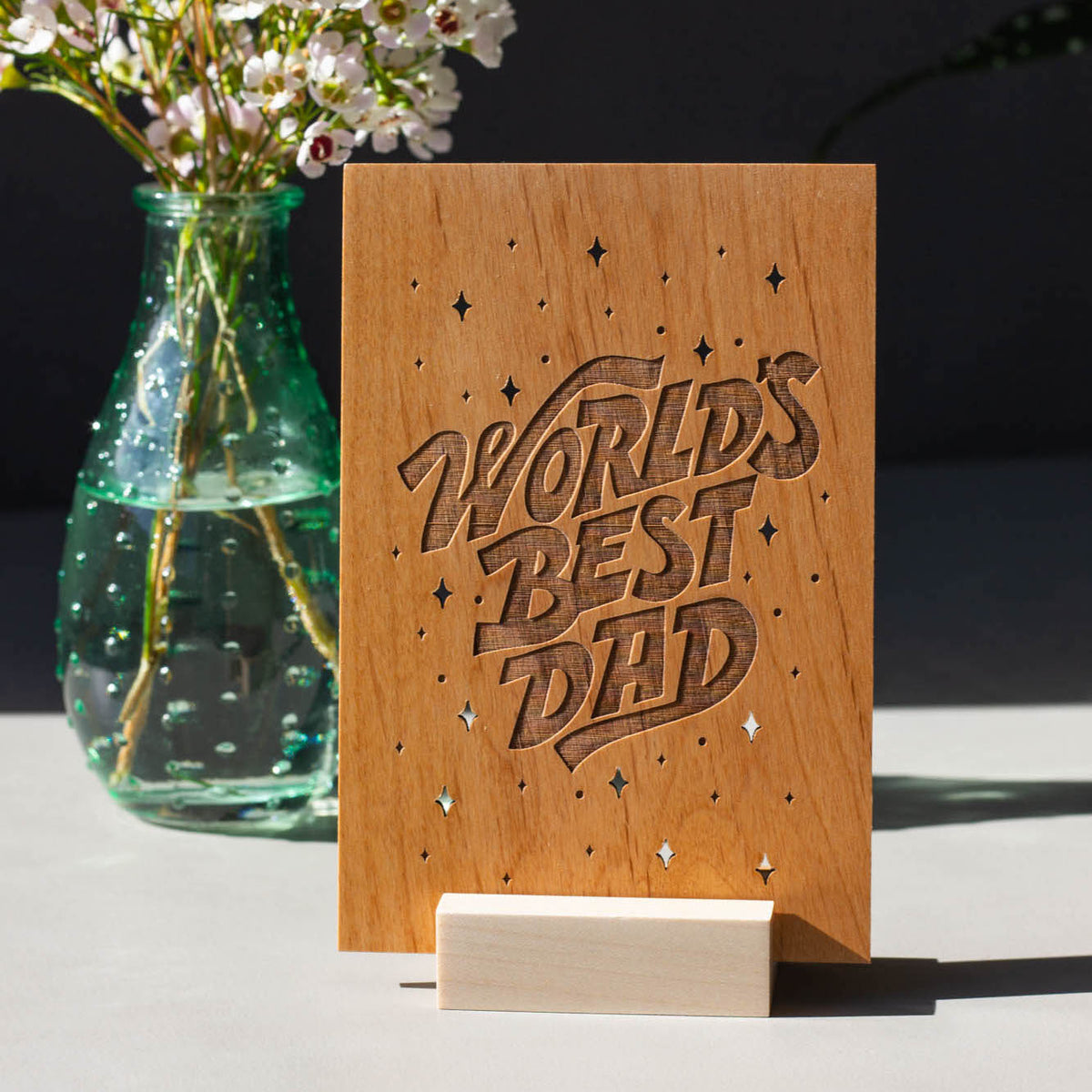 Hereafter Wood Greeting Card