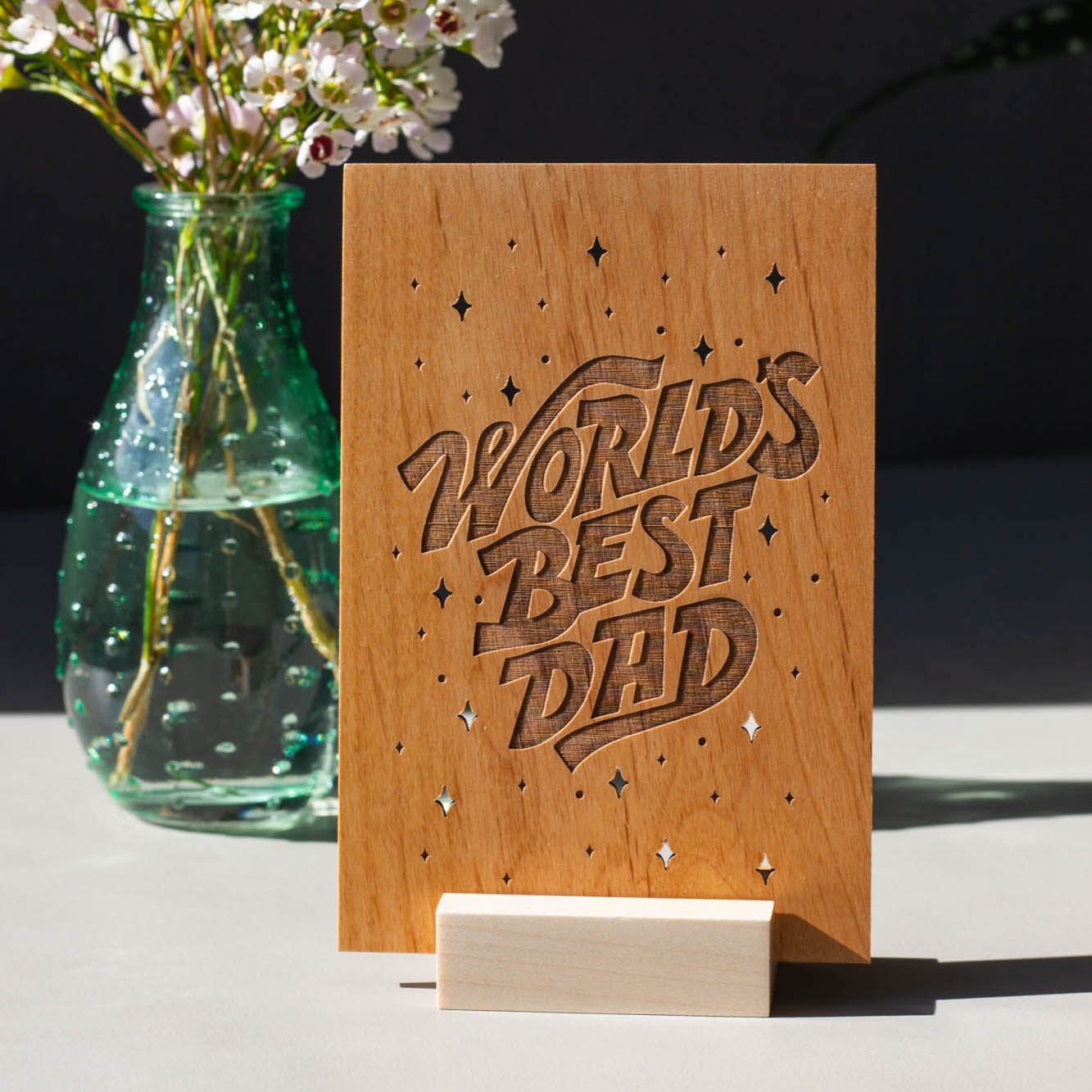 Hereafter Wood Greeting Card