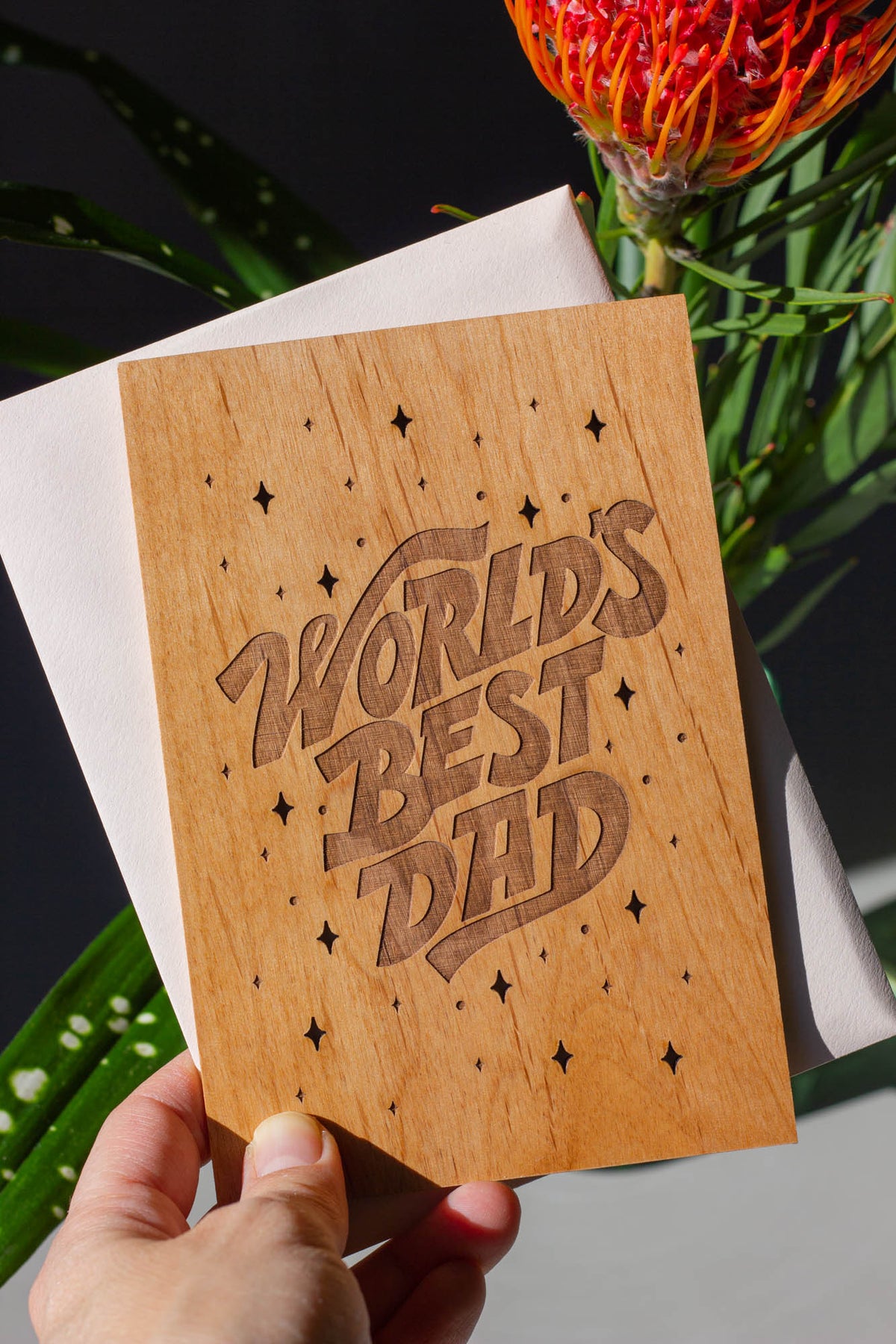 Hereafter Wood Greeting Card