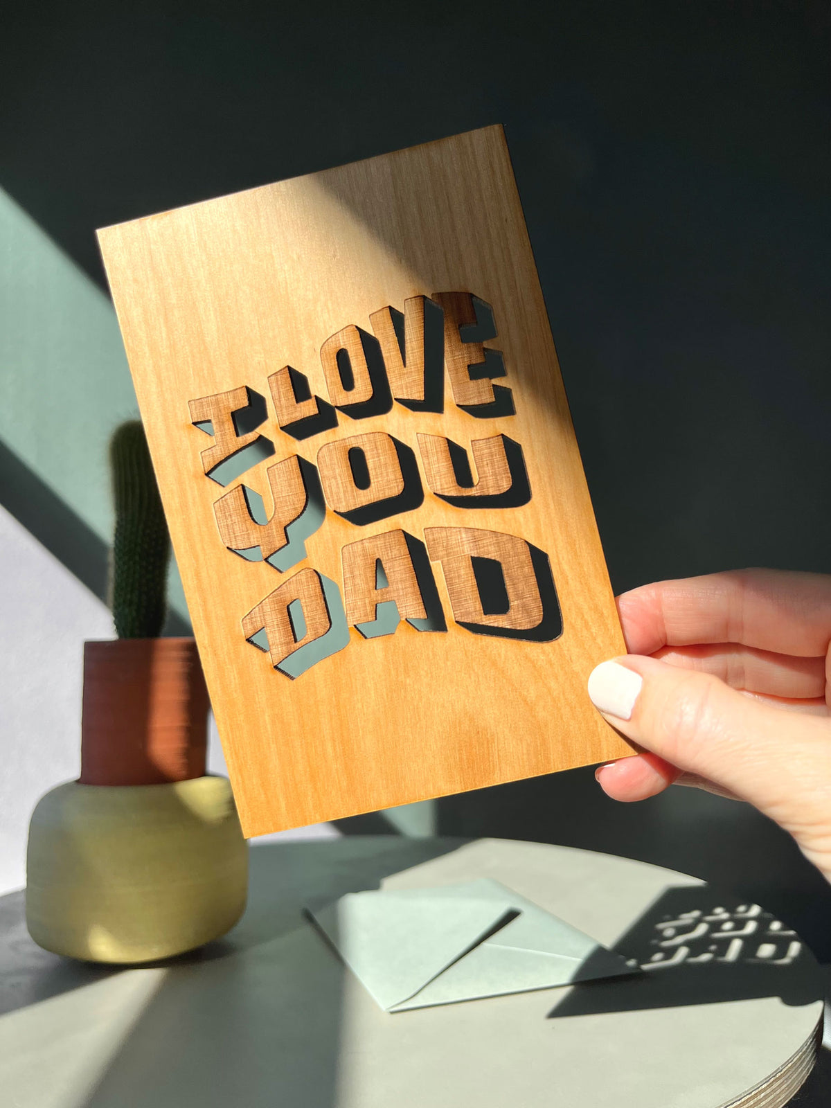 Hereafter Wood Greeting Card