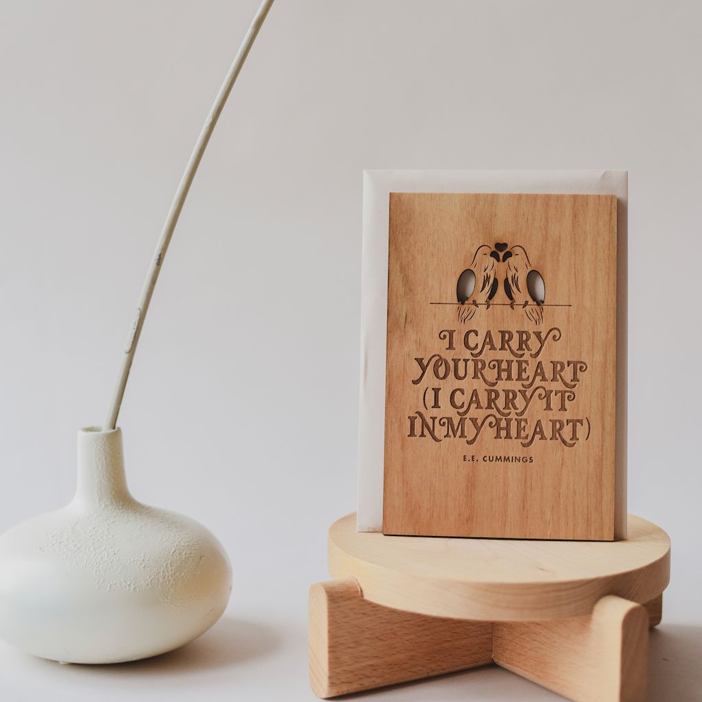 Hereafter Wood Greeting Card