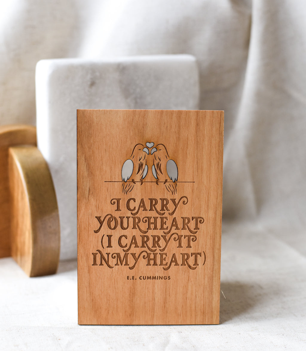 Hereafter Wood Greeting Card