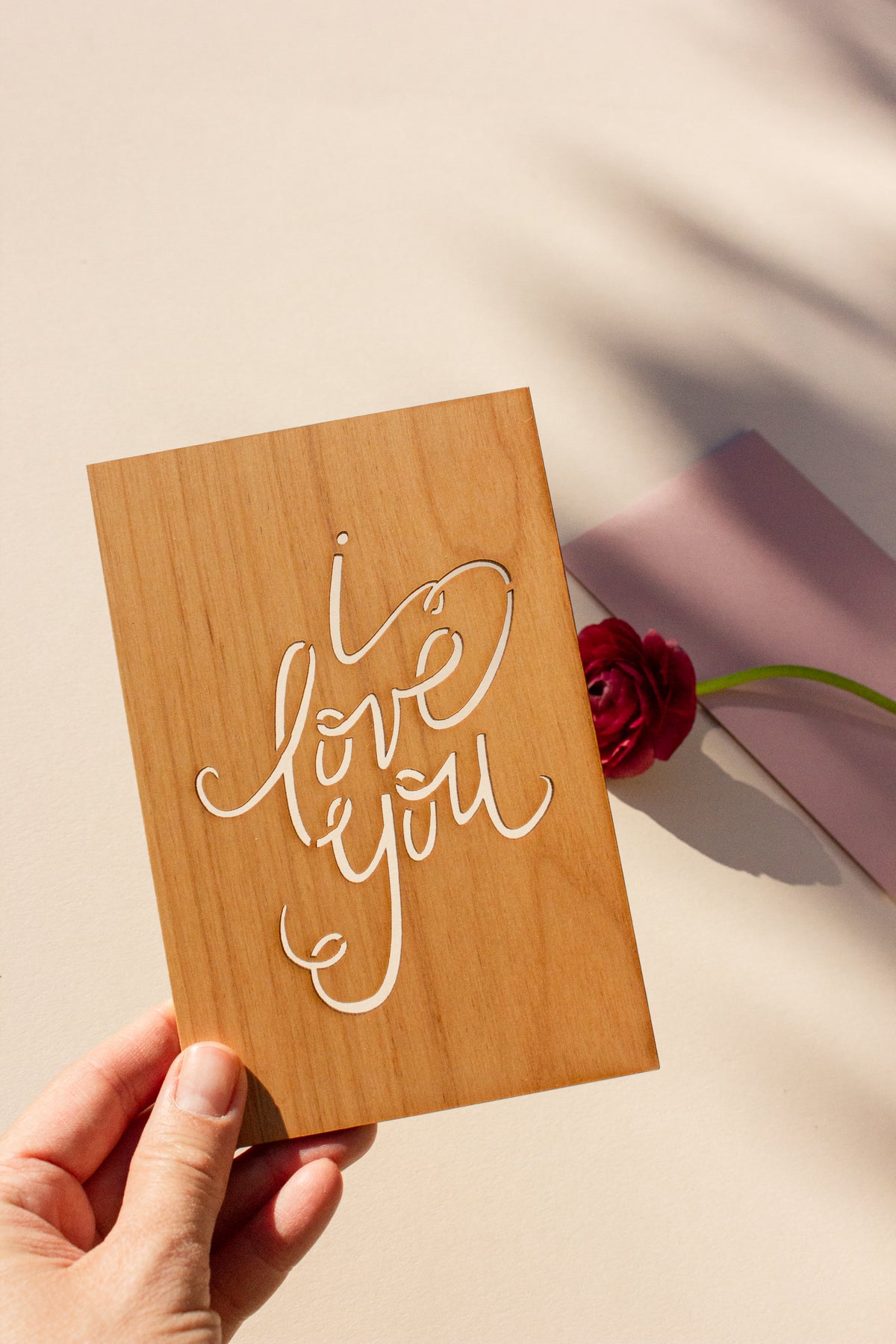 Hereafter Wood Greeting Card