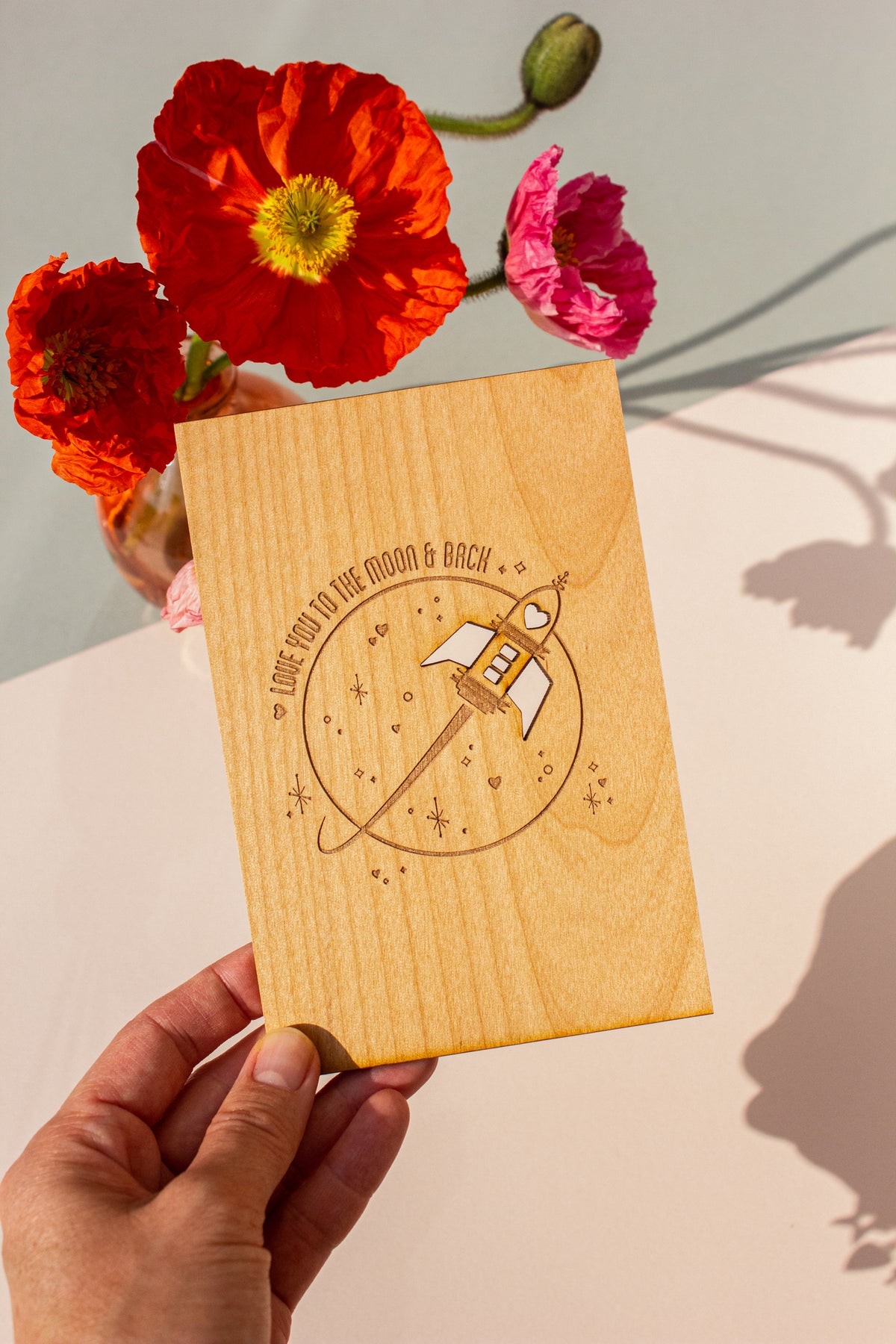 Hereafter Wood Greeting Card