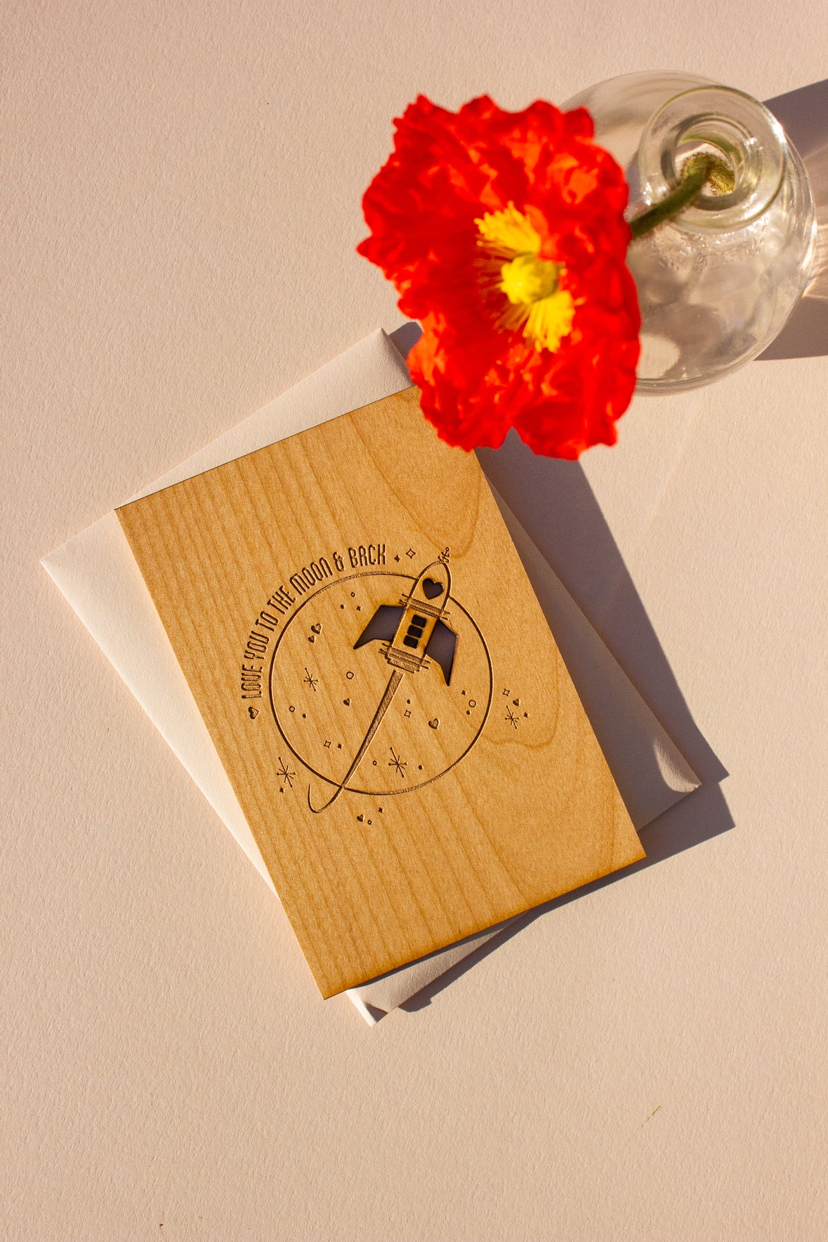 Hereafter Wood Greeting Card
