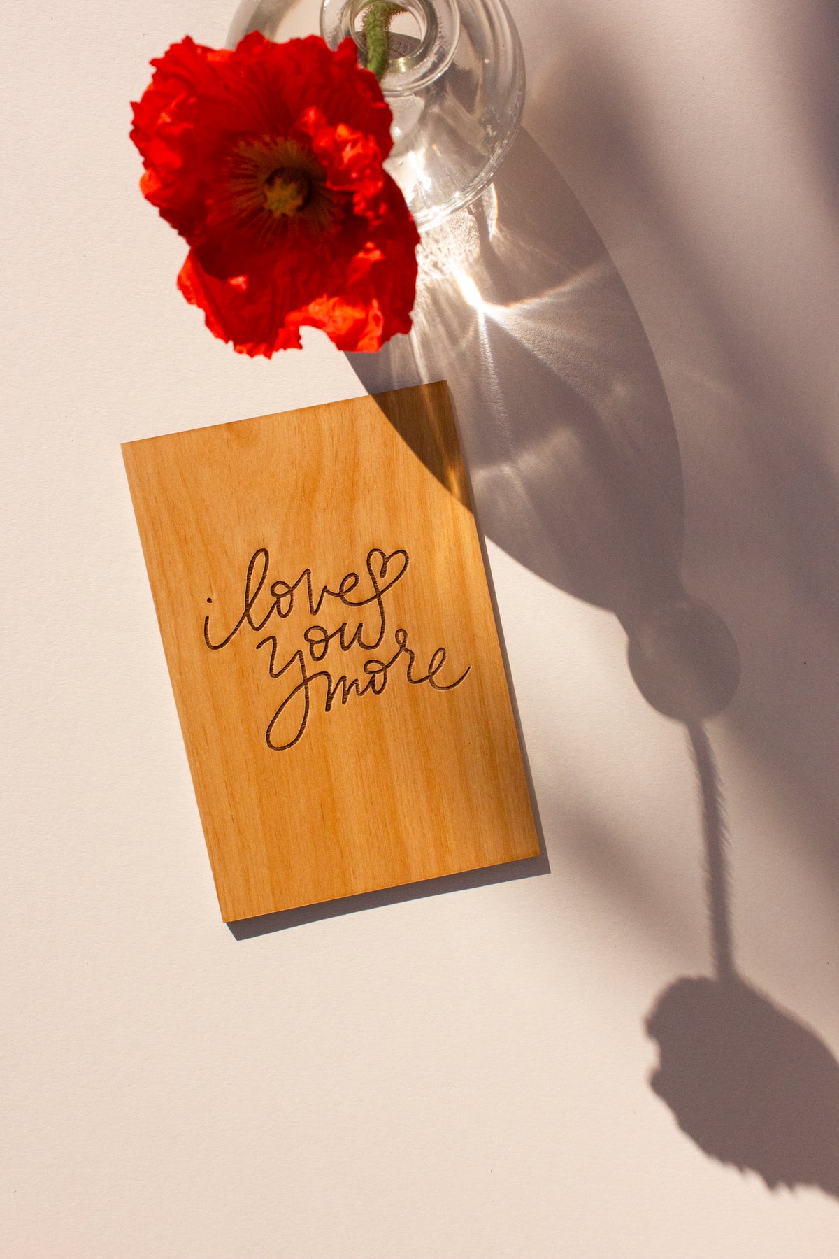Hereafter Wood Greeting Card
