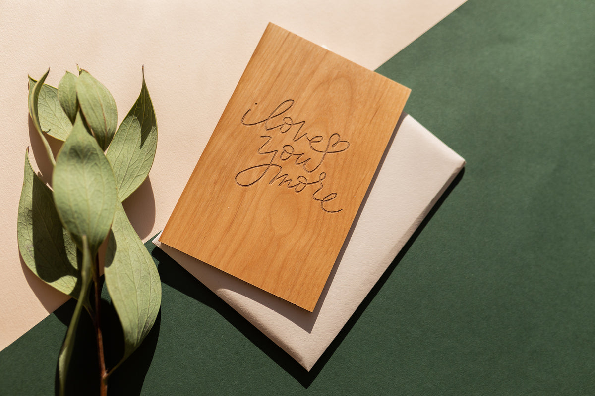 Hereafter Wood Greeting Card