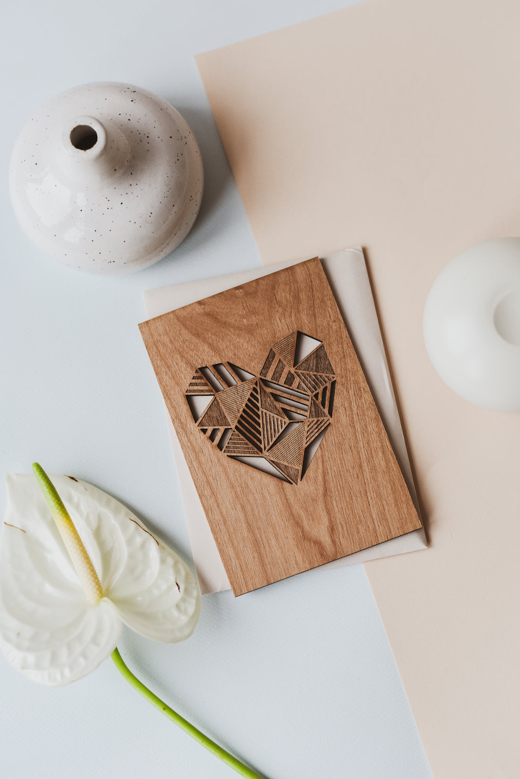 Hereafter Wood Greeting Card